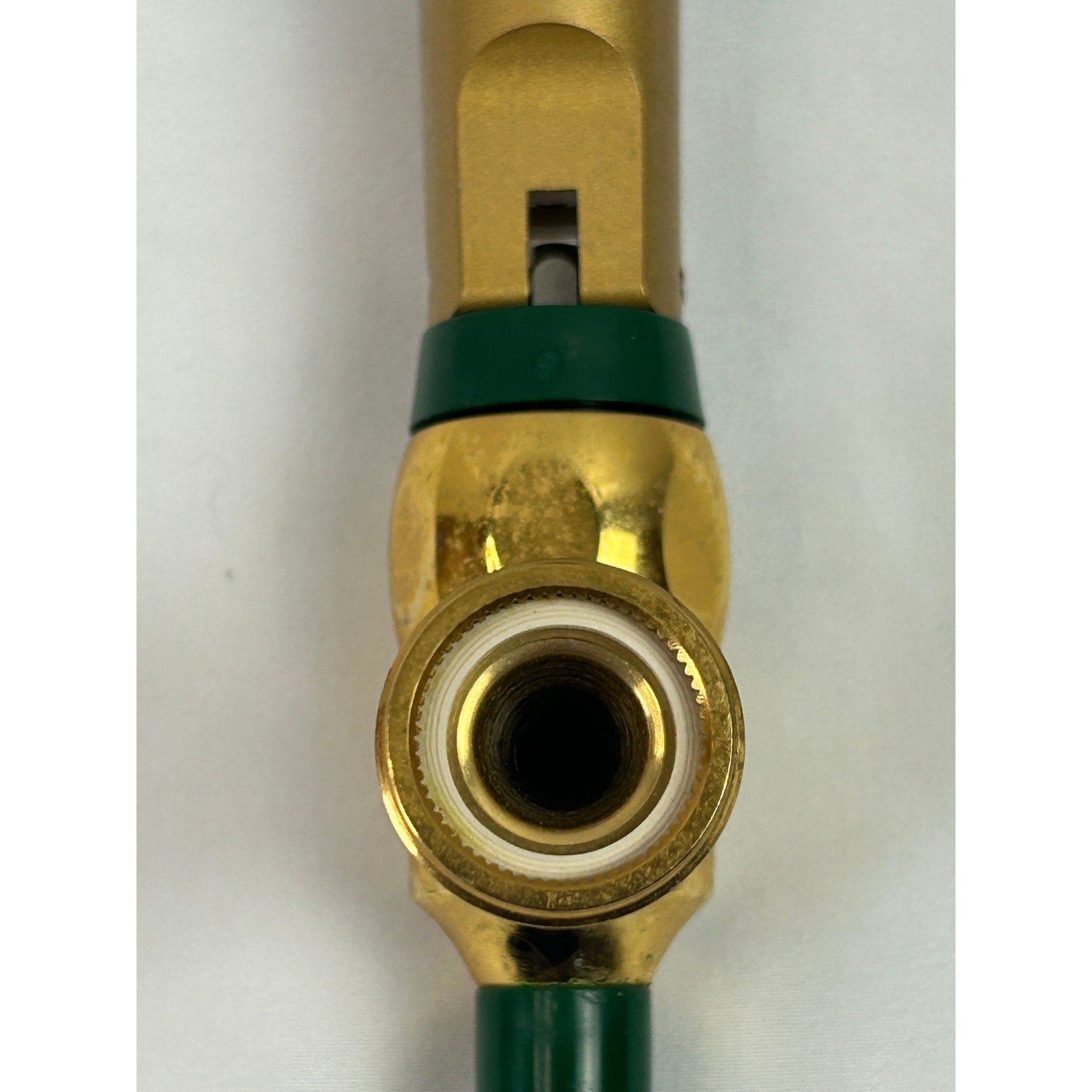 Caffrey's Irish Ale Beer Tap Faucet Swan Neck Green Gold Pub Breweriana