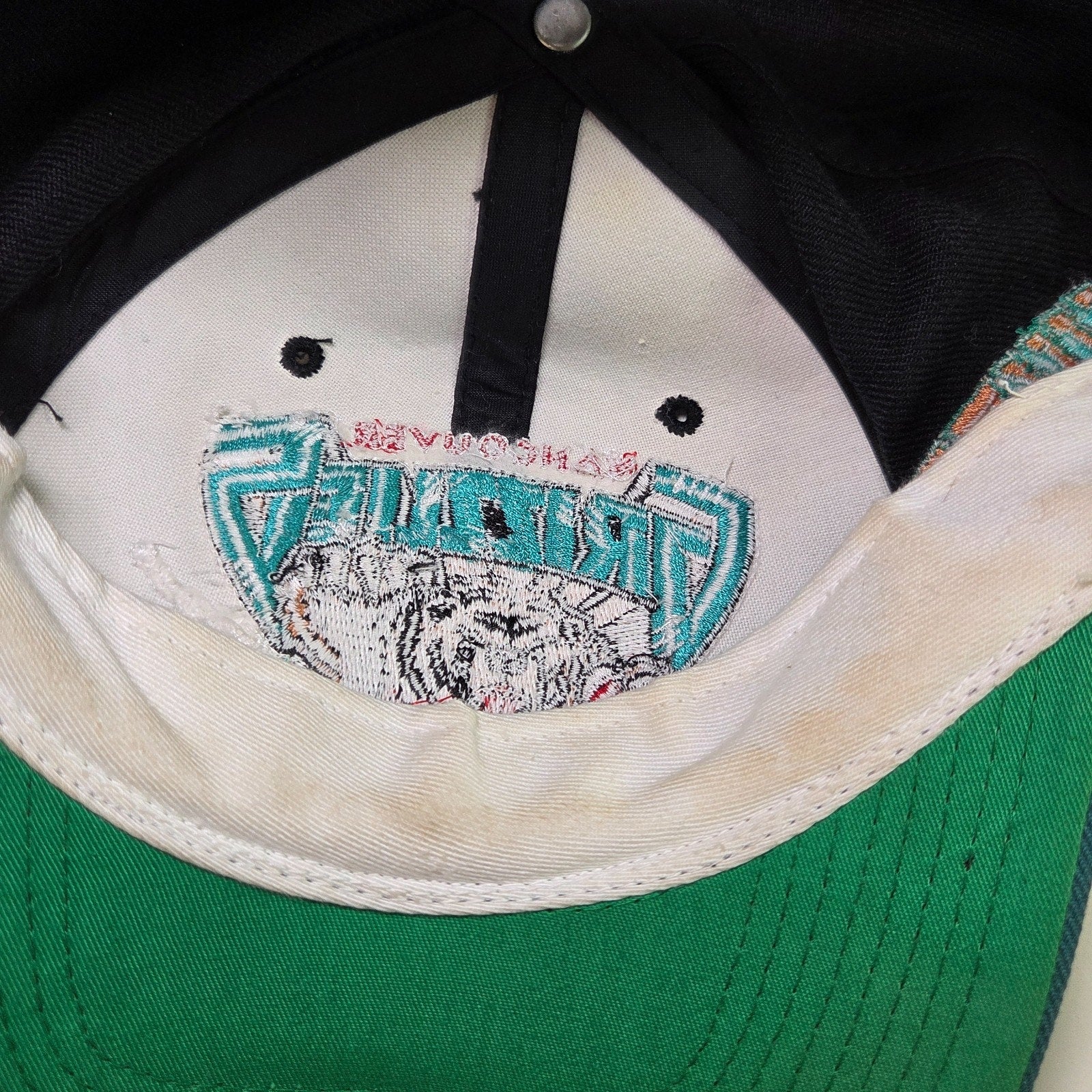 Vintage 1994 Vancouver Grizzlies Sports Specialties Snapback Hat NBA