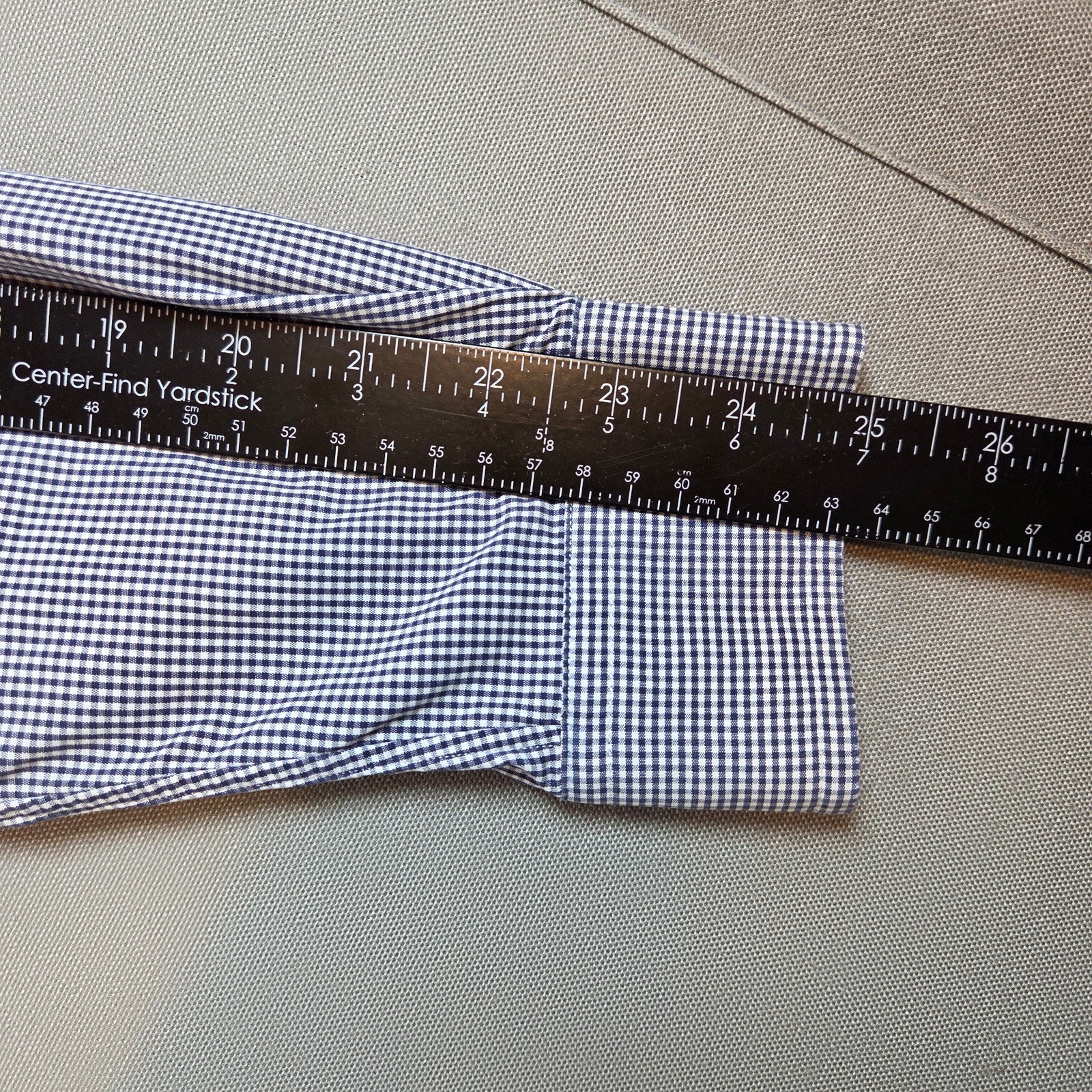 Ralph Lauren Blake Blue Check Button Down Shirt Men’s Size M Two-Ply Cotton