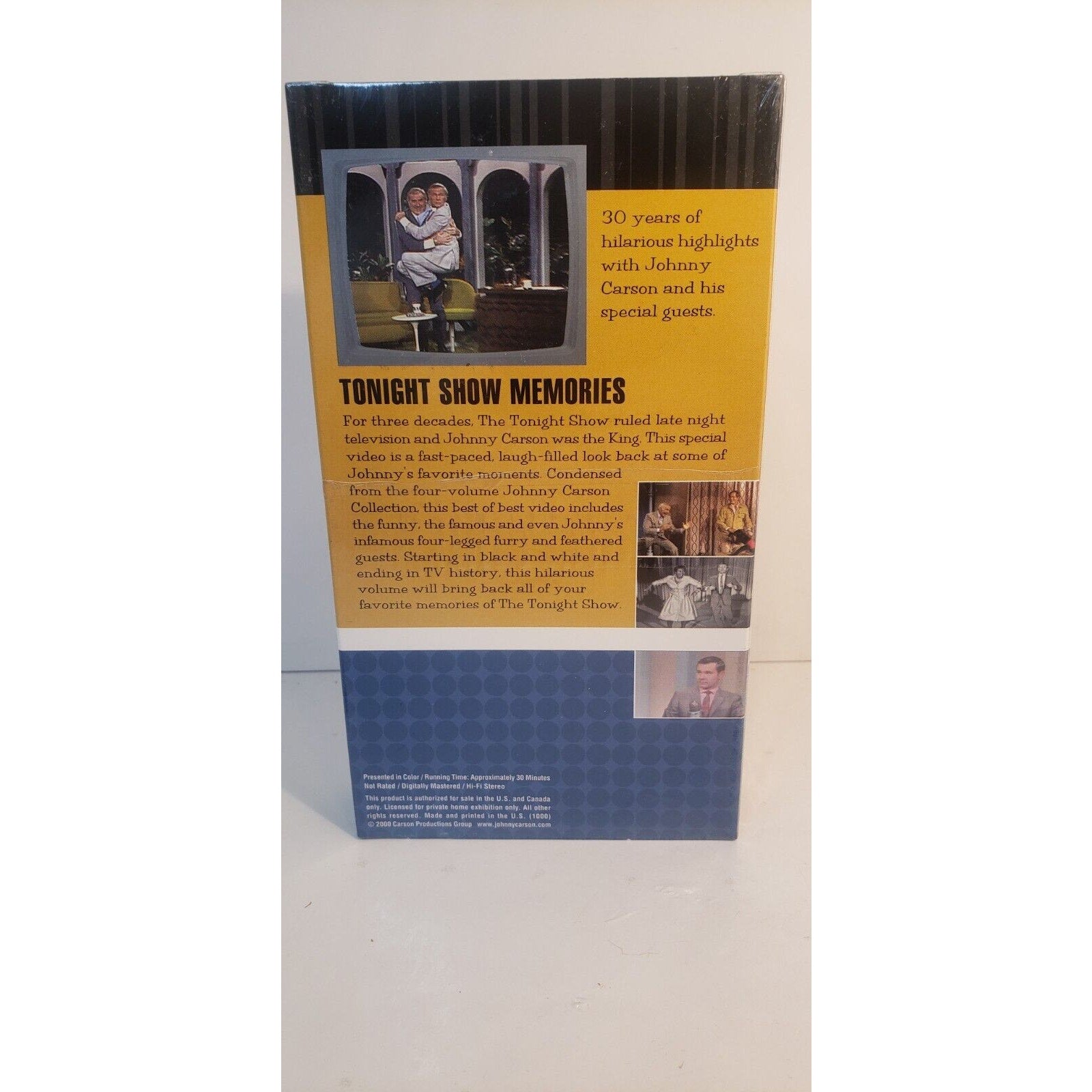Tonight Show Memories VHS New Sealed 2000 Johnny Carson
