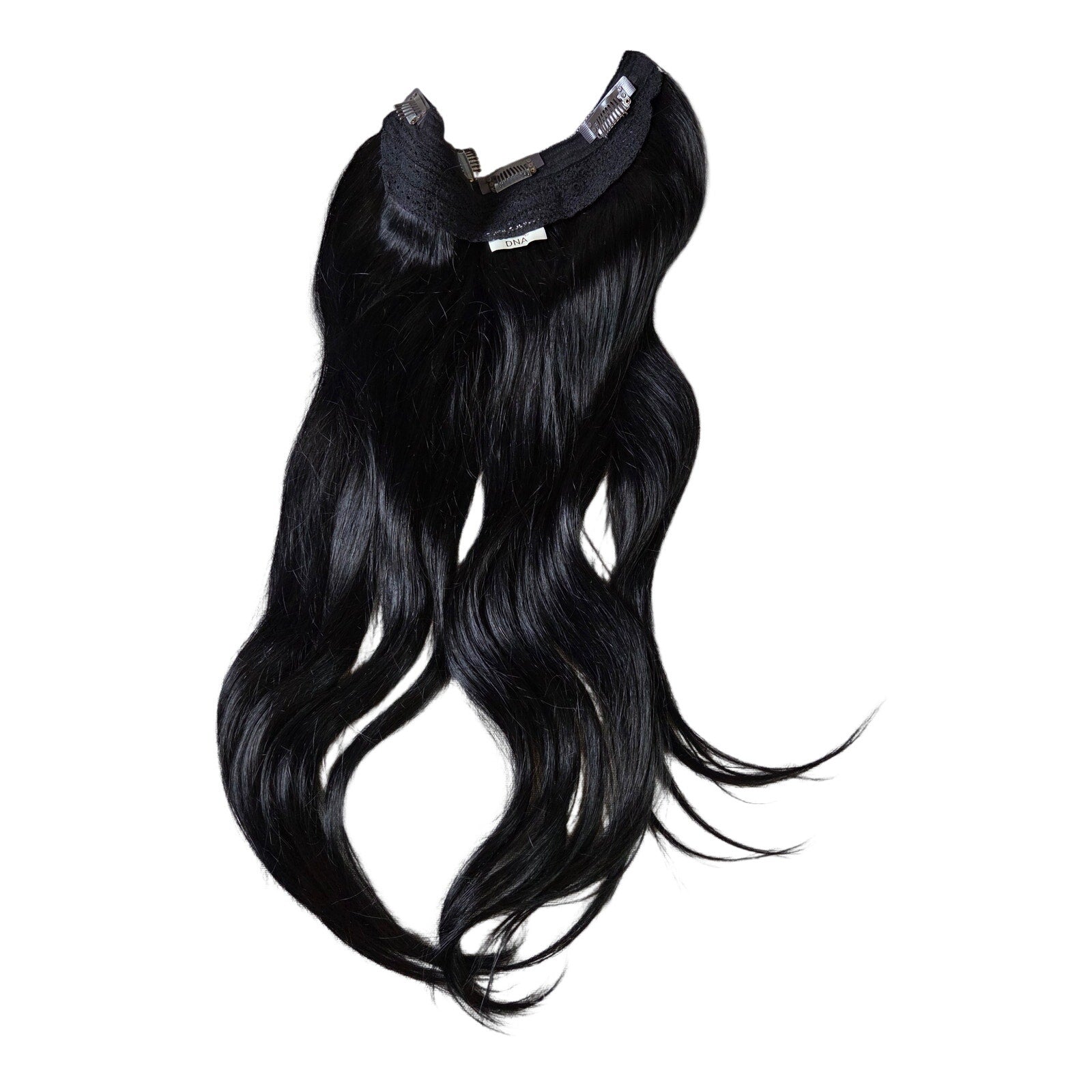 DNA Hair Tools 20 Inch #3 Dark Brown Remy Clip In Extensions Full Set