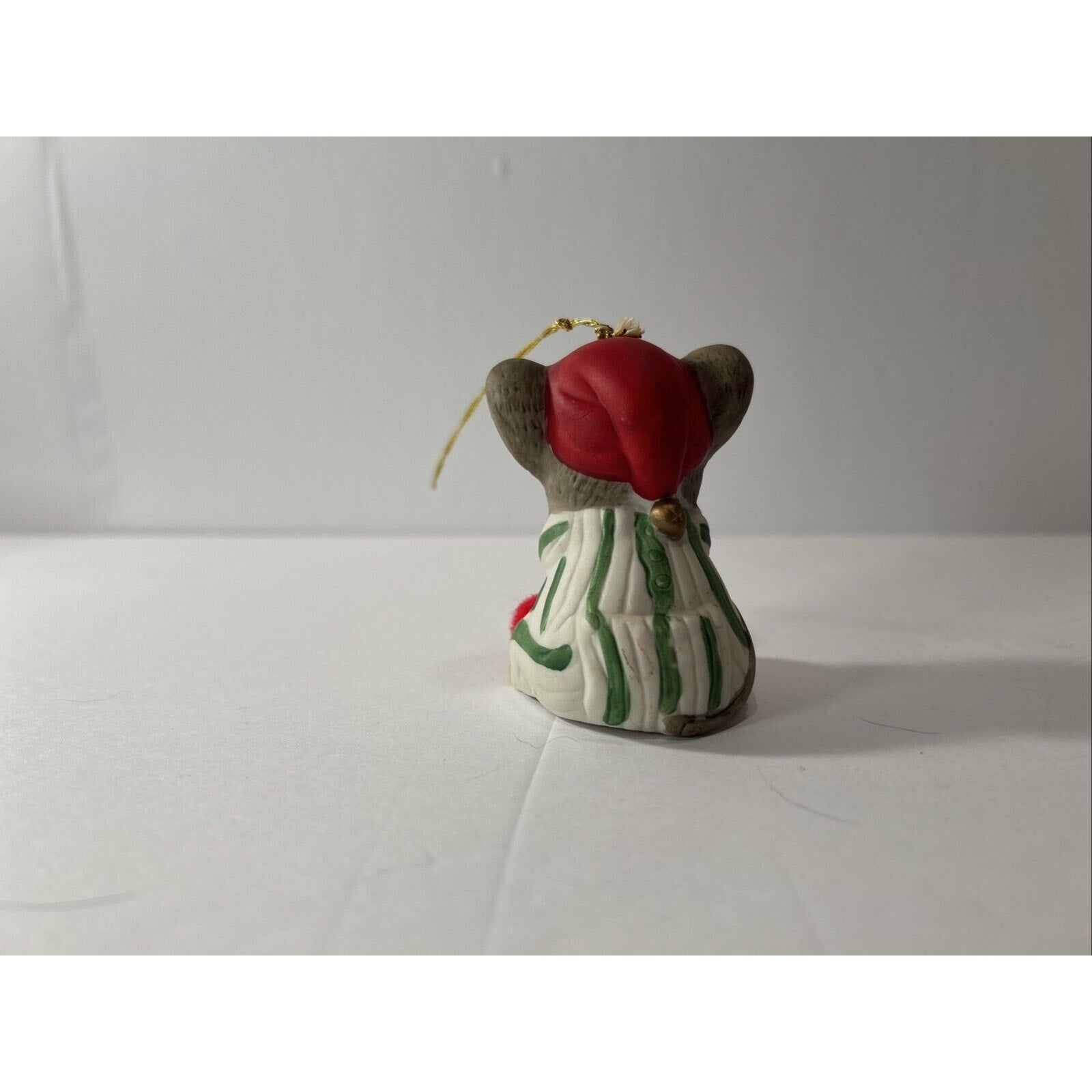 Christmas Ornament Lot of 6 – Wood, Ceramic & Crochet Holiday Mix