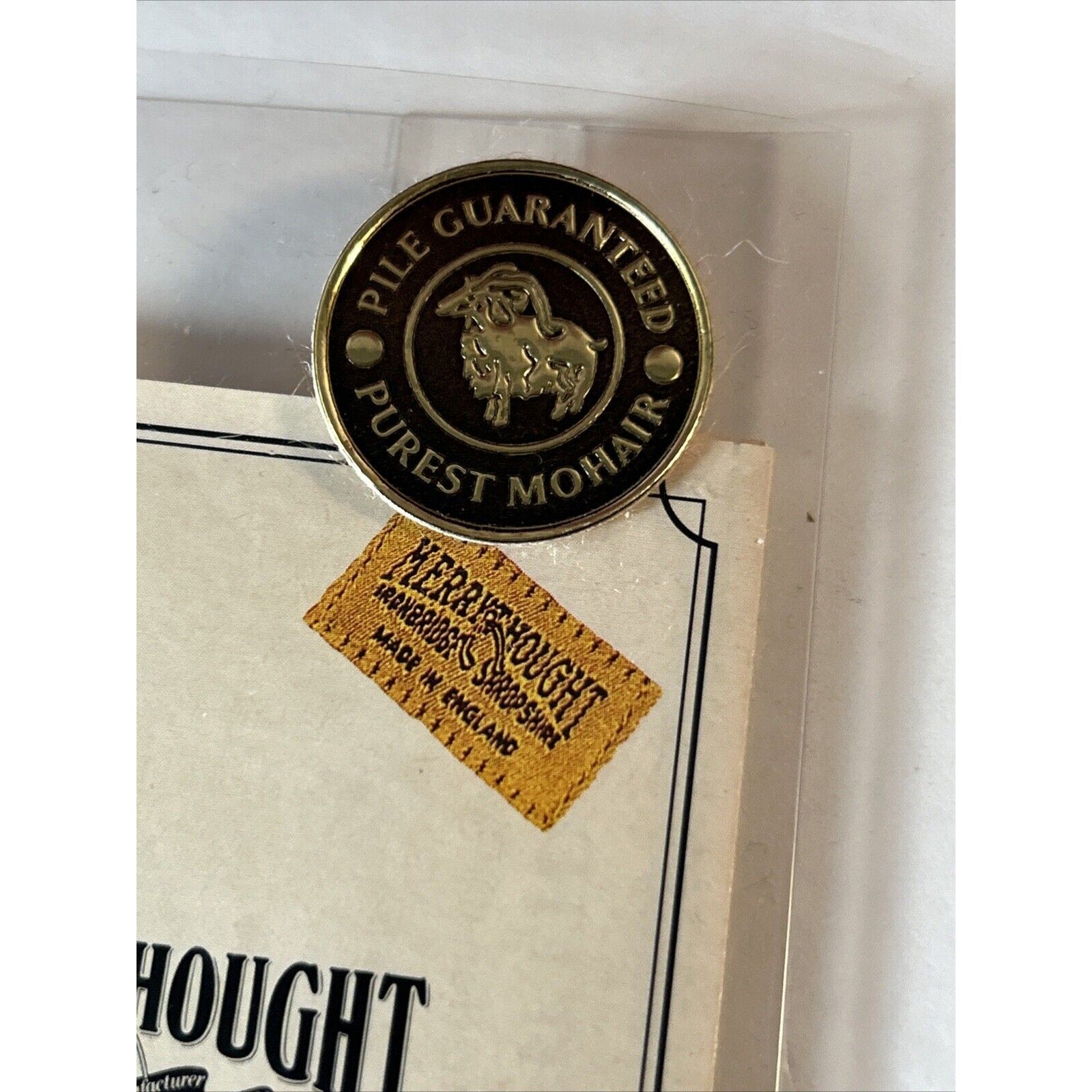 Merrythought Daisy Cranberry Hat Box Bear Mohair Ltd Ed 36/1000 UK 1994 w/ Tags