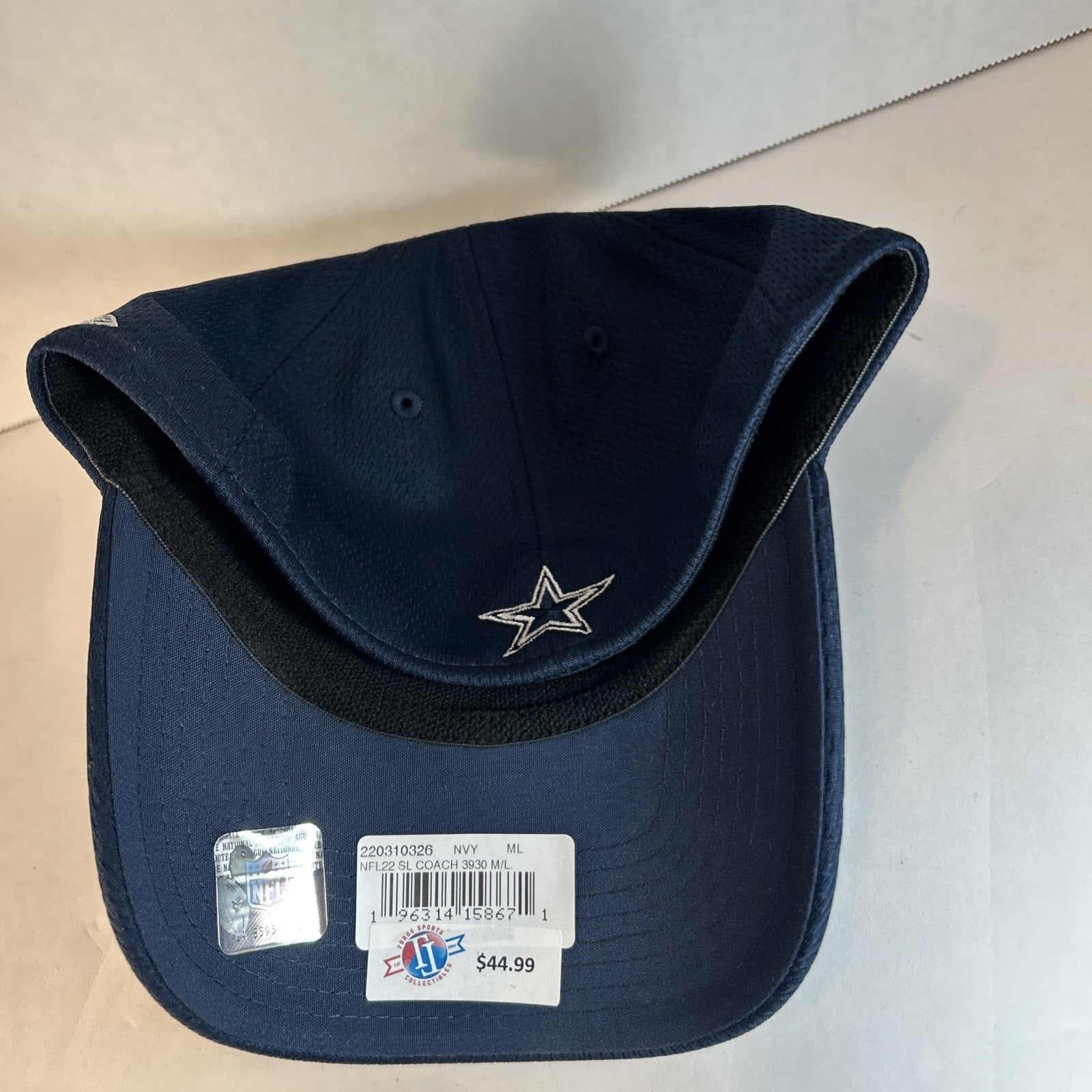 Dallas Cowboys New Era 39Thirty Medium/Large Navy Blue Hat