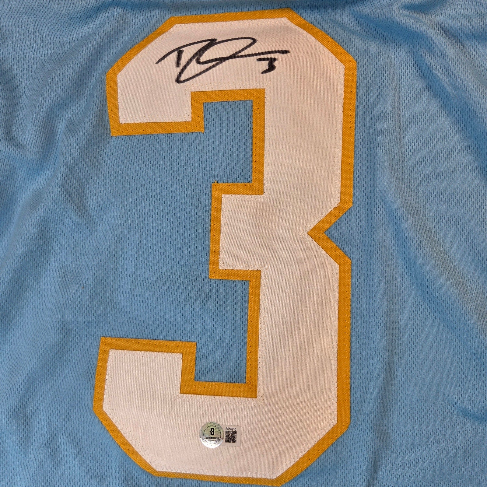 Derwin James Jr Signed Los Angeles Chargers Custom Jersey XL BAS Certified