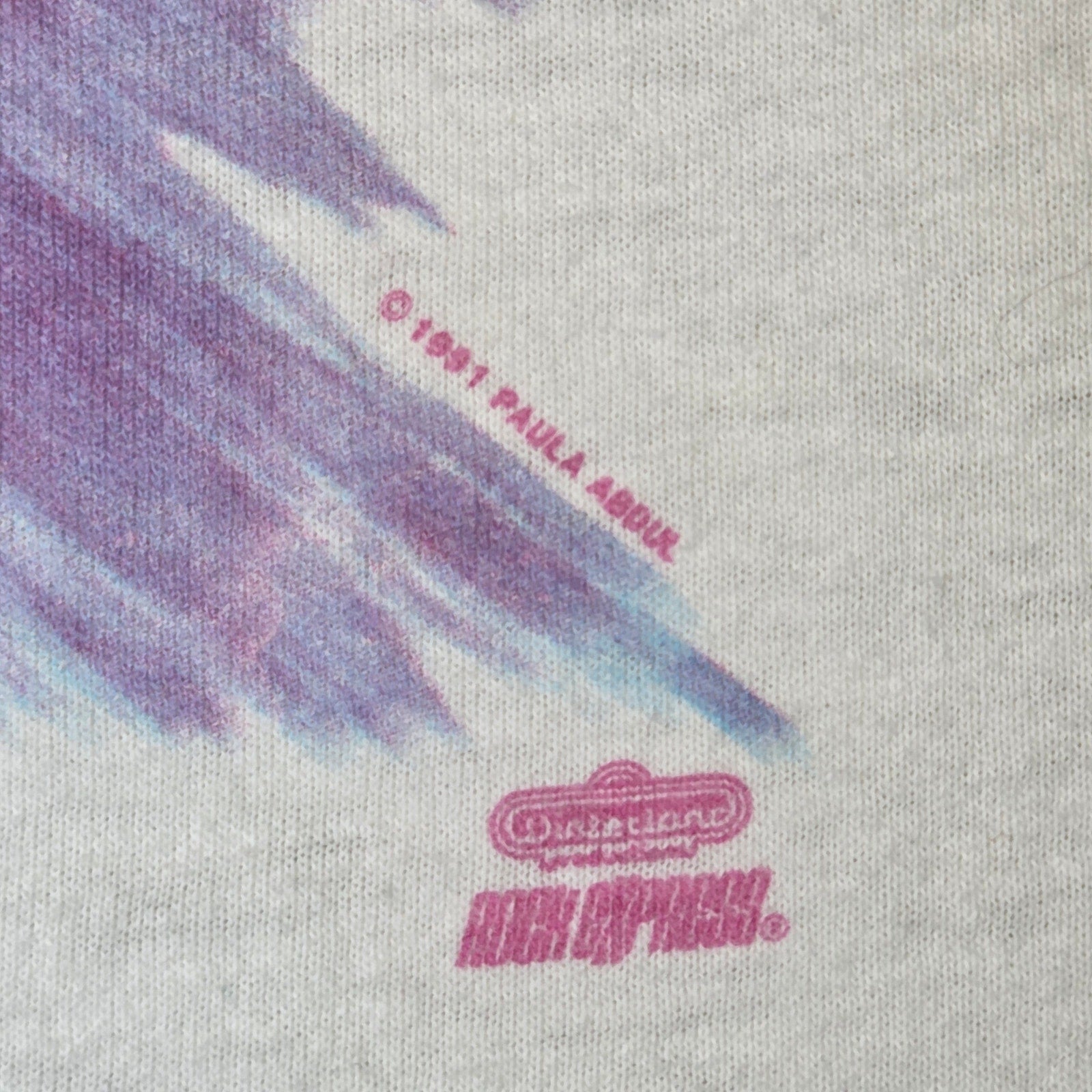 Paula Abdul 1991 Under My Spell Tour T Shirt XL Vintage Concert Tee