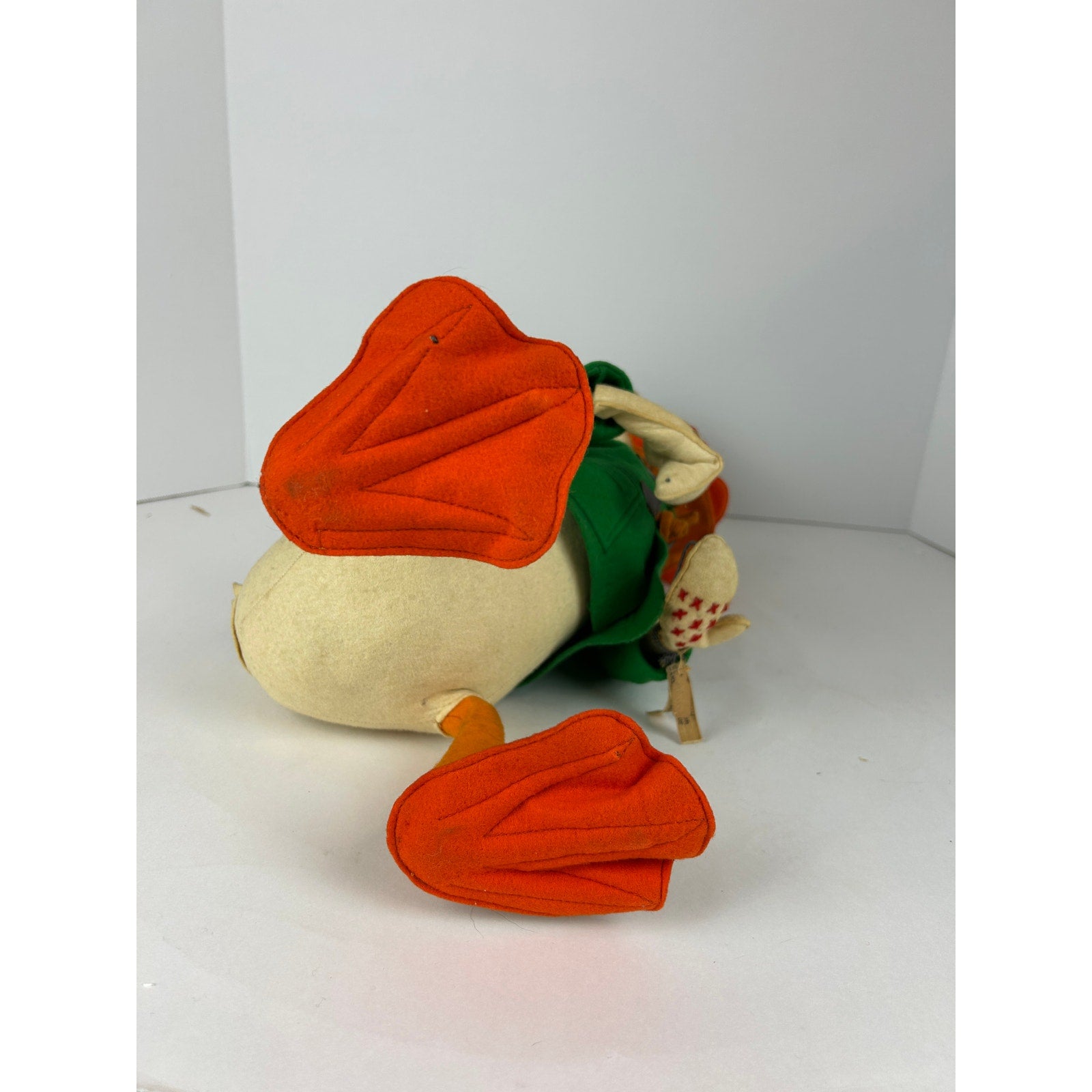 Vintage Wool Felt Donald Duck Figure Made in Italy for Saks Fifth Avenue