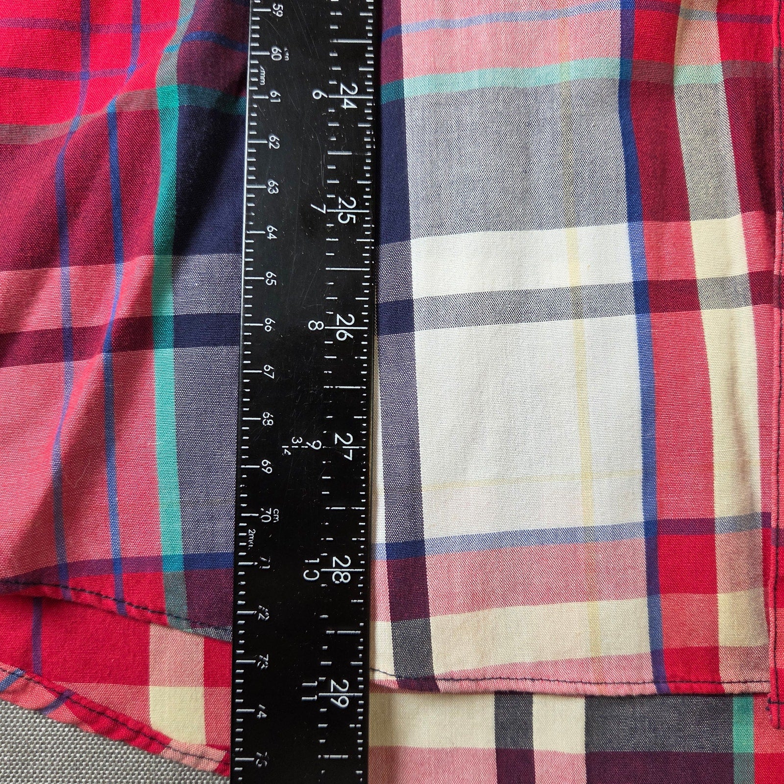GANT Salty Dog Plaid Button Down Shirt Mens Large 1990s Hong Kong Made