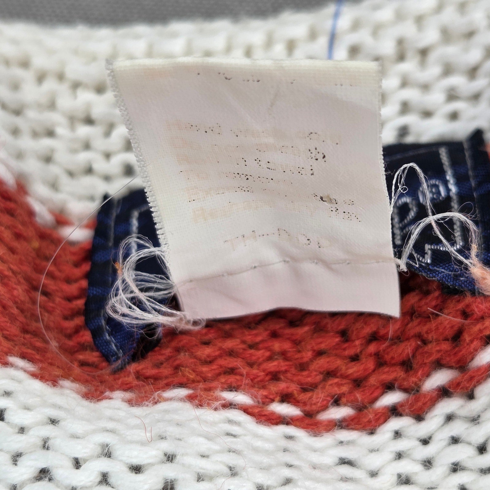 Woolrich Woman Vintage Rowing Maritime Ramie Cotton Sweater Women's L Knit