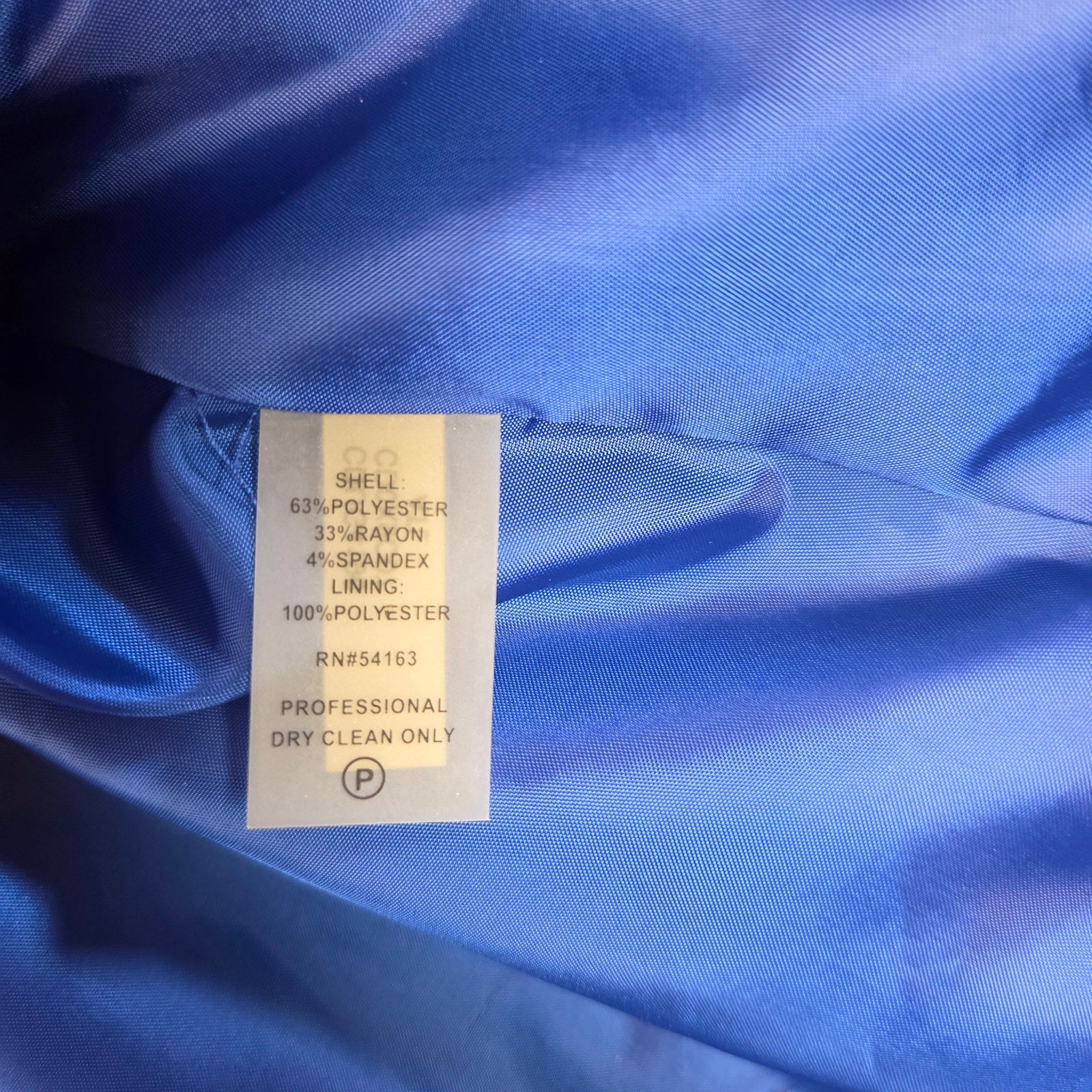 Calvin Klein Blue Fit & Flare Dress Women’s Size 2 Sleeveless Lined Cocktail