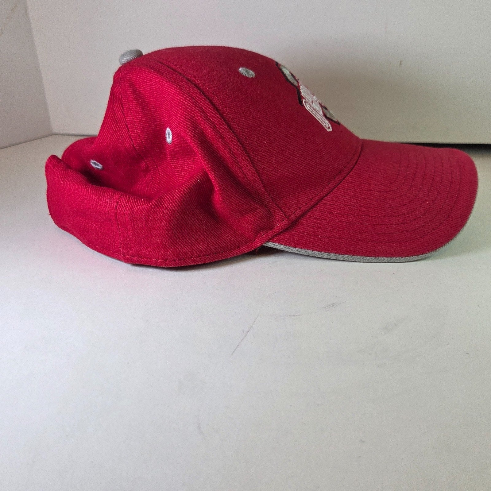Ohio State Buckeyes Scarlet Hat Cap One Size Collegiate Licensed Adjustable