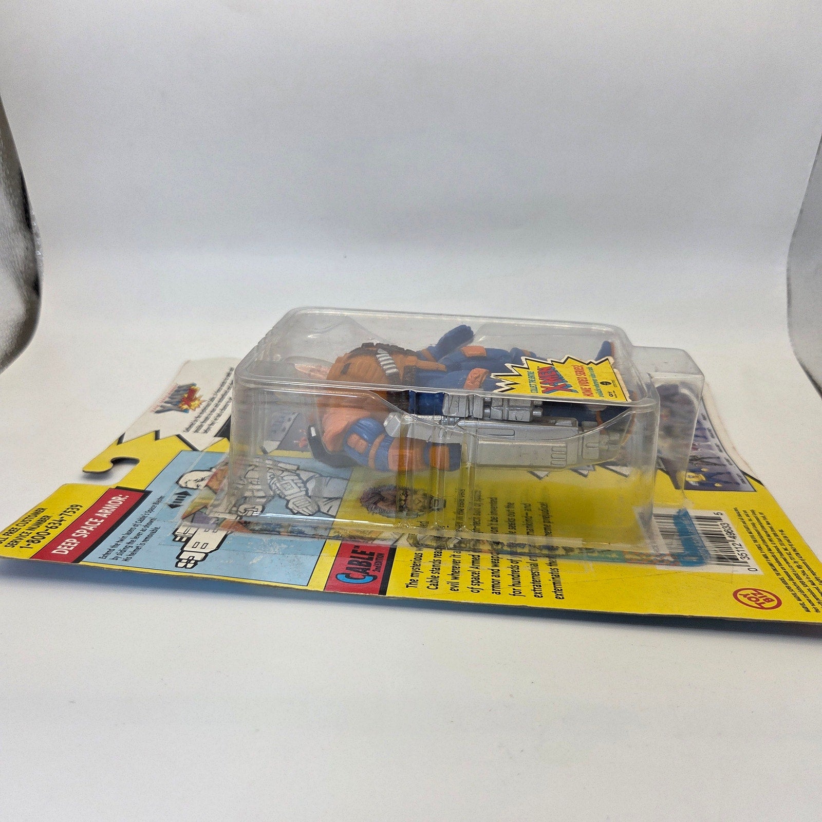 1993 Toy Biz X-Force Cable 2nd Edition Deep Space Armor Figure Cardback