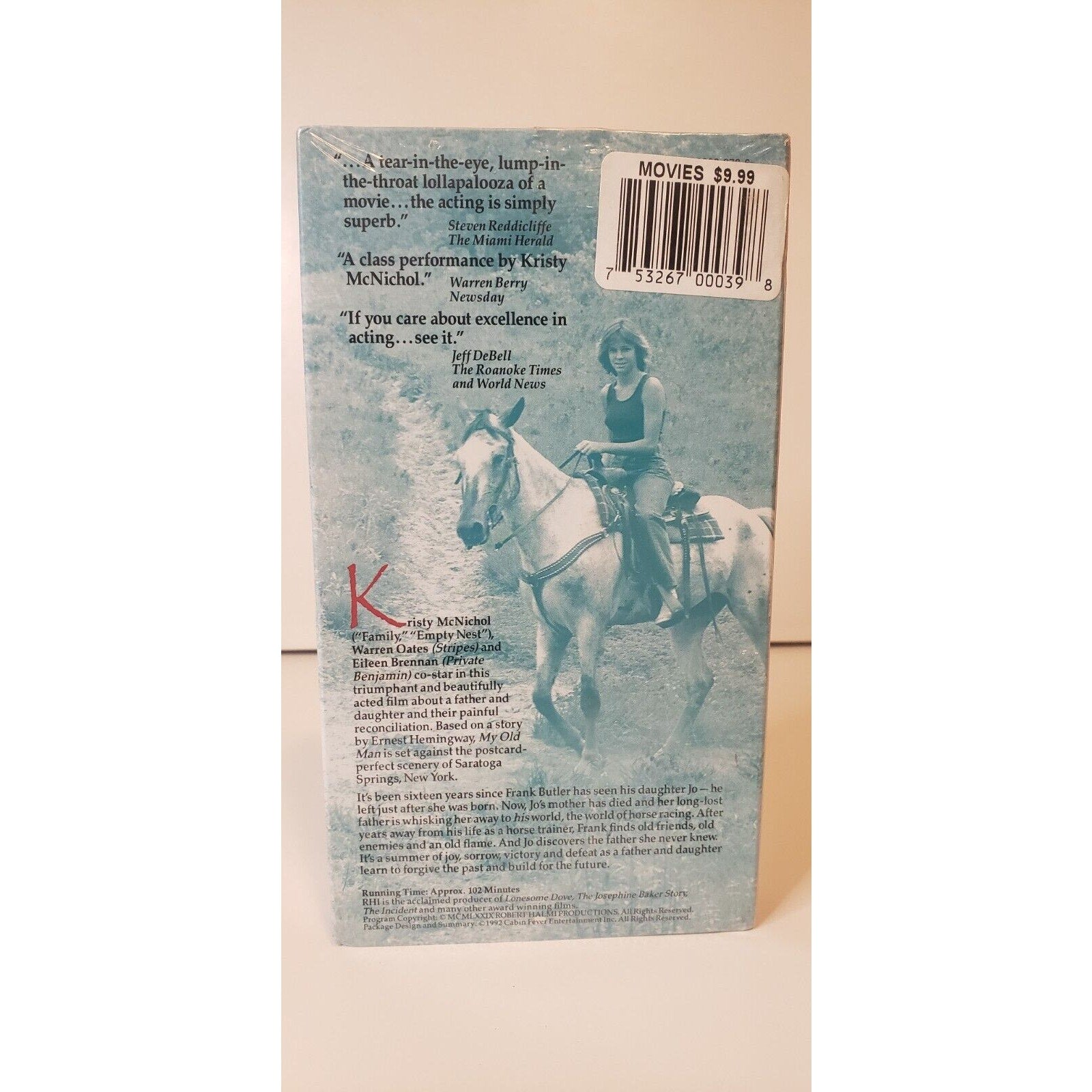 My Old Man VHS New Sealed 1992