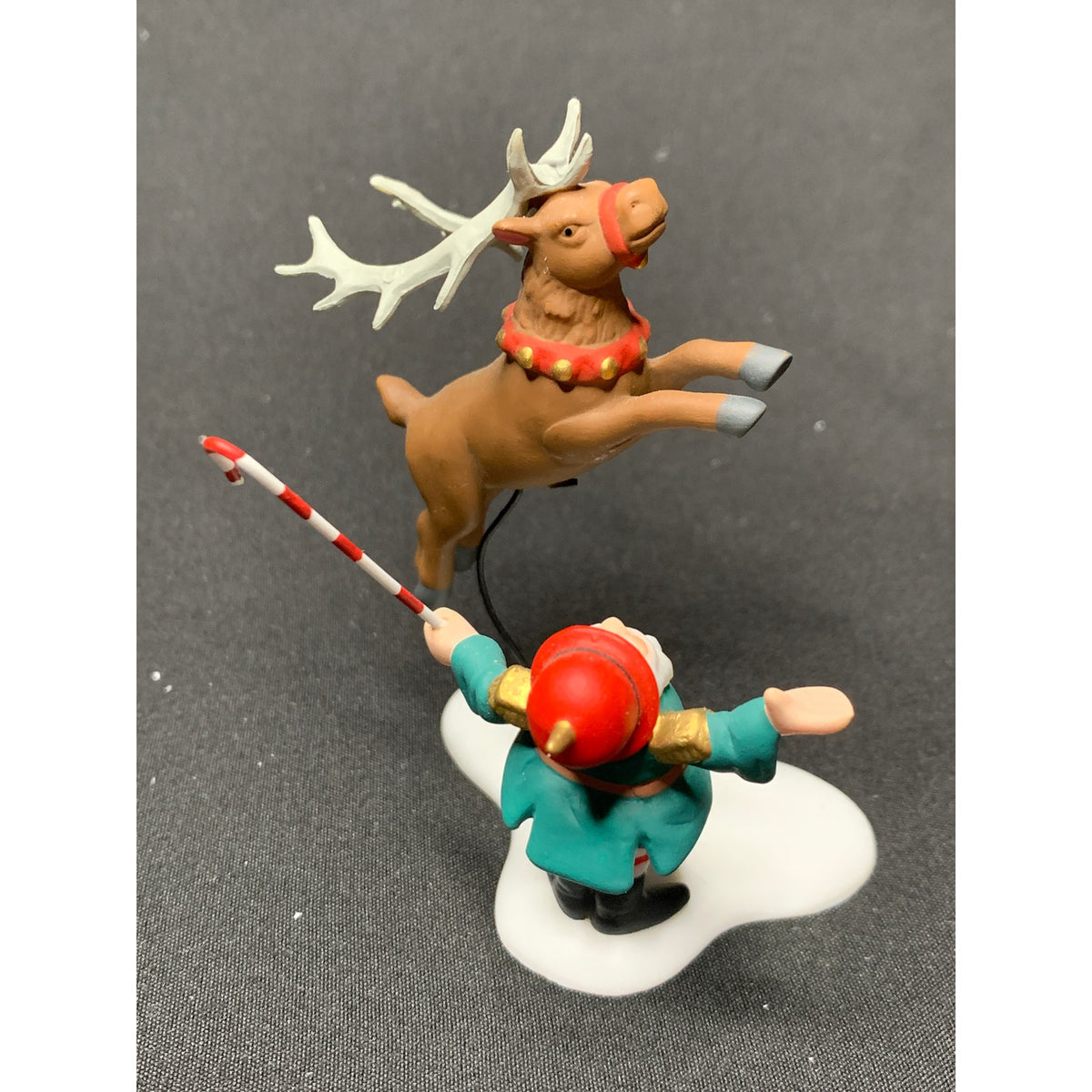 Dept 56 Reindeer Training Camp 56436 North Pole Series Set of 2 Retired 1998