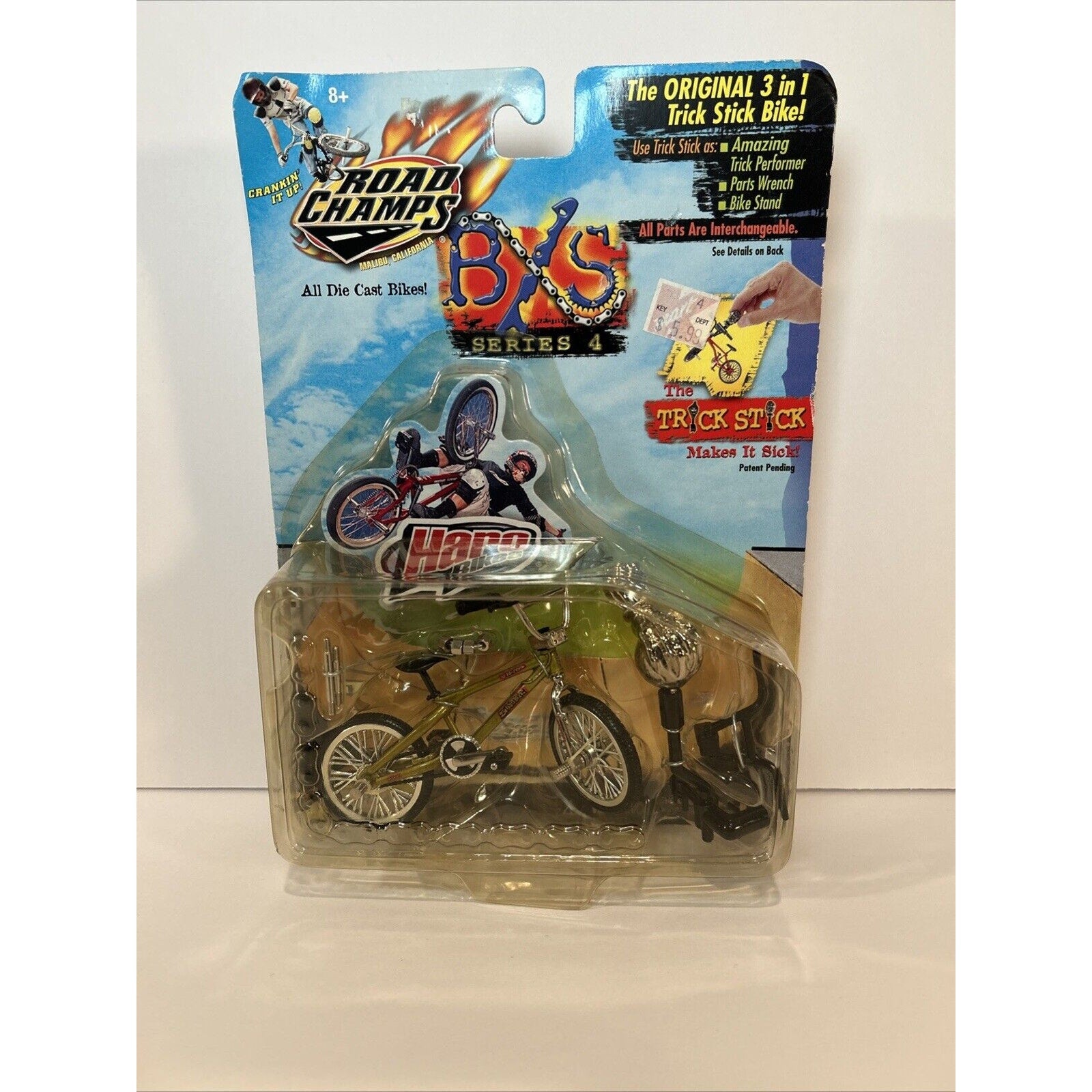 Lot of 6 Jakks Road Champs BXS BMX Bikes GT Schwinn Haro Series 4-7 NIP