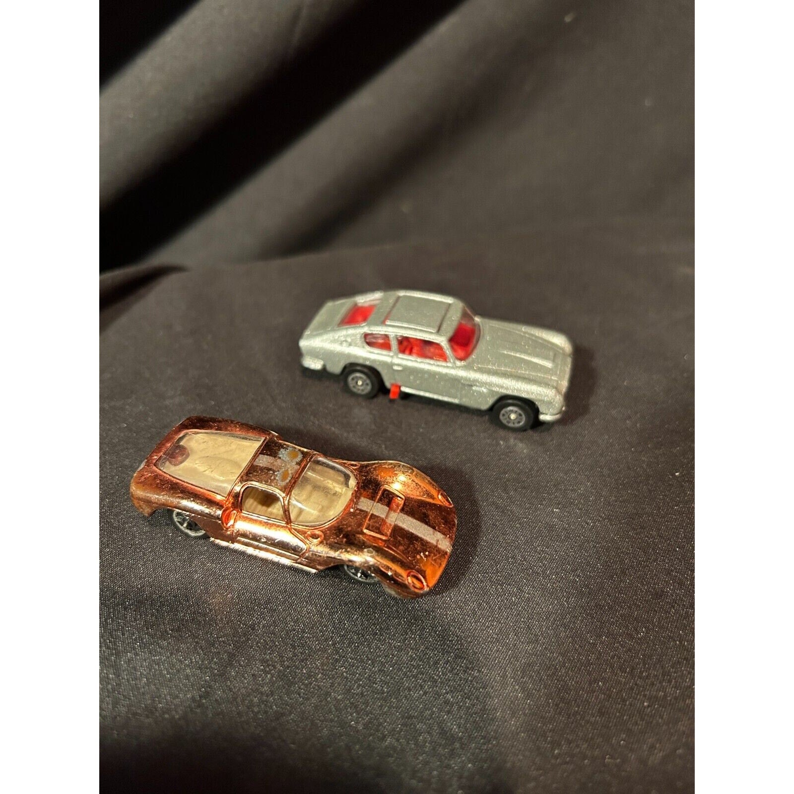 Corgi Juniors James Bond 007 Austin Martin & 1970s Aurora Cigar Box Dino Ferrari