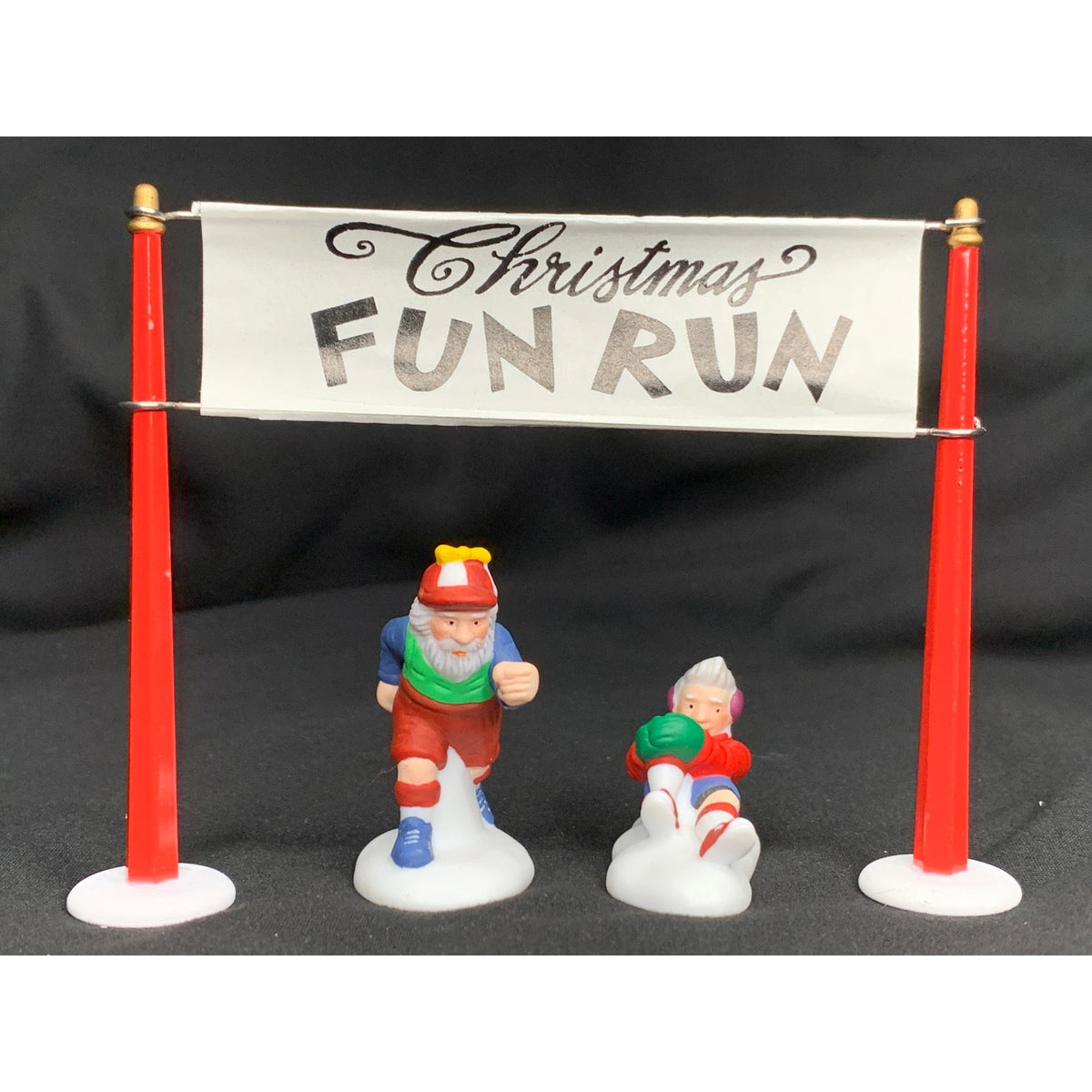 Dept 56 Christmas Fun Run 56434 North Pole Series Set of 6 Retired 1998