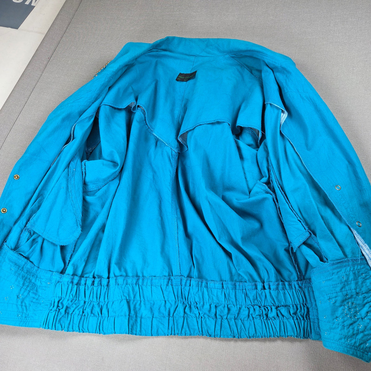 Varda Garfinkel Vintage 80s Western Fringe Beaded Rodeo Jacket Women's L