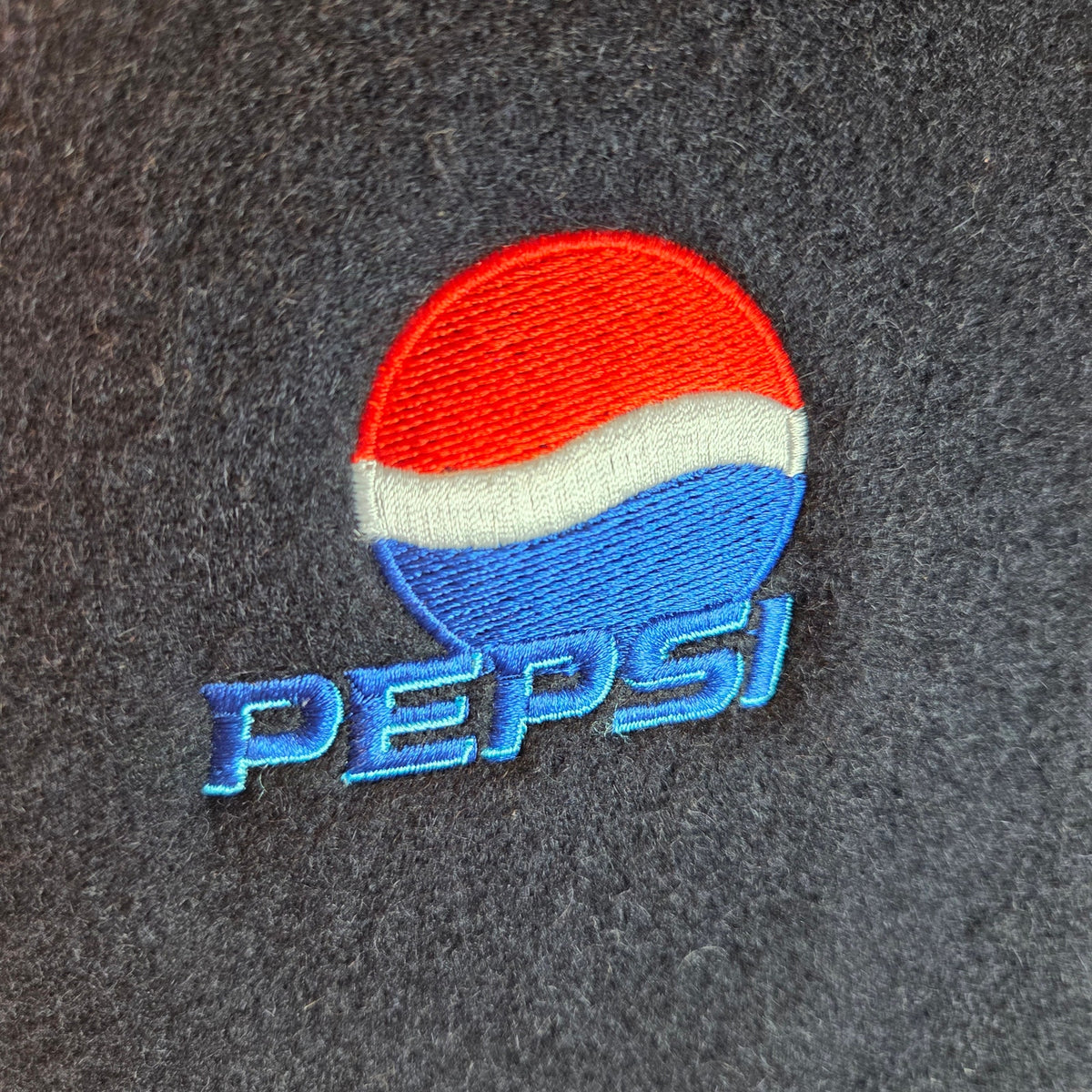 Vintage Pepsi Wool Leather Varsity Jacket Made in Canada Promo Button Front