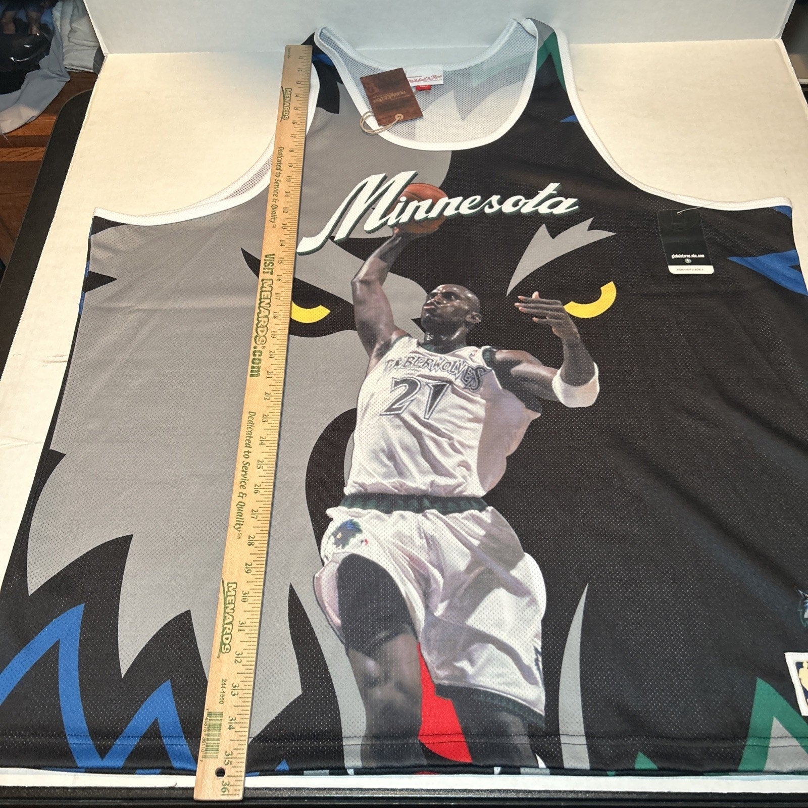 Kevin Garnett Timberwolves Mitchell & Ness NBA Sublimated Player Tank Size 5XL