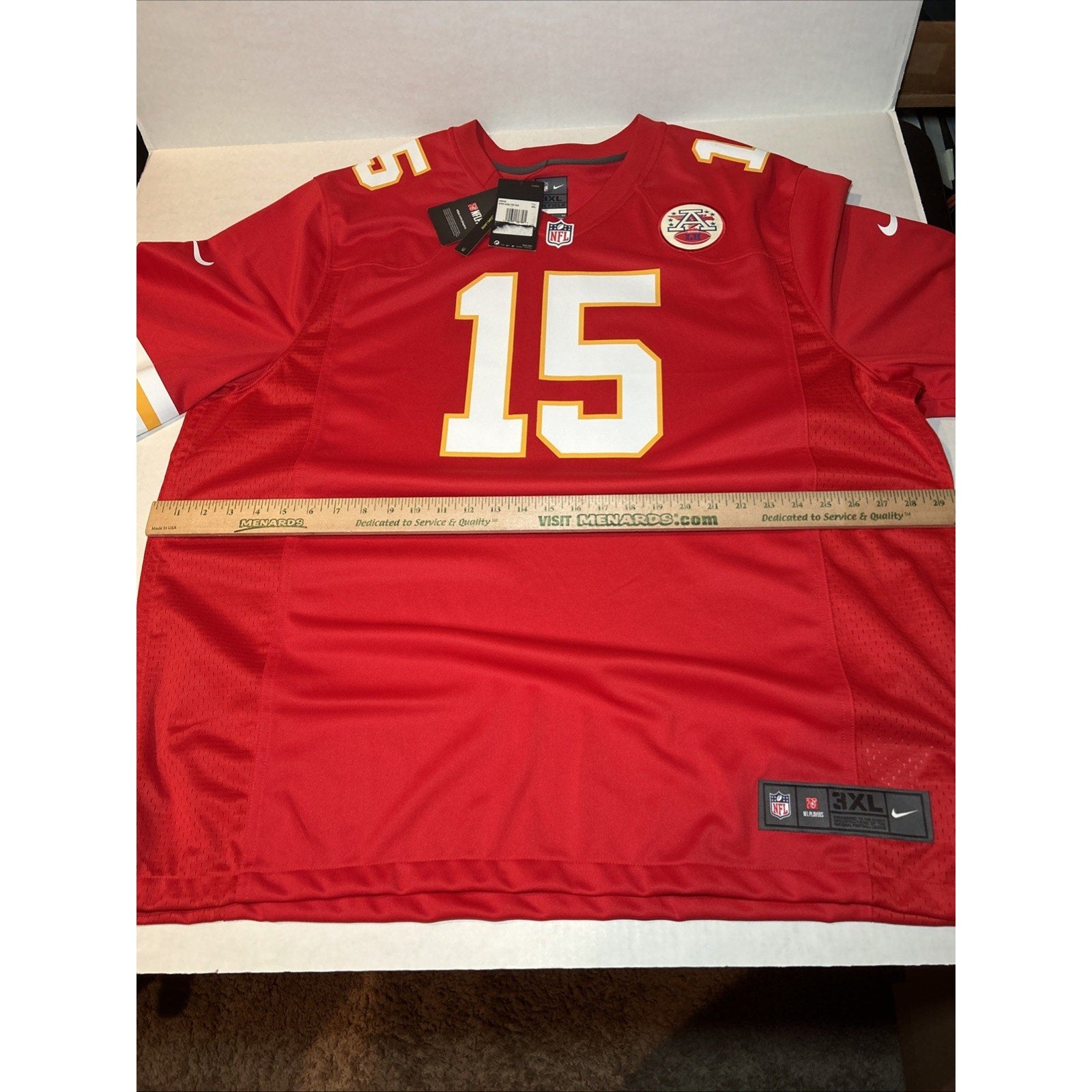 Patrick Mahomes Kansas City Chiefs Nike NFL On Field Jersey Color Red Size XXXL