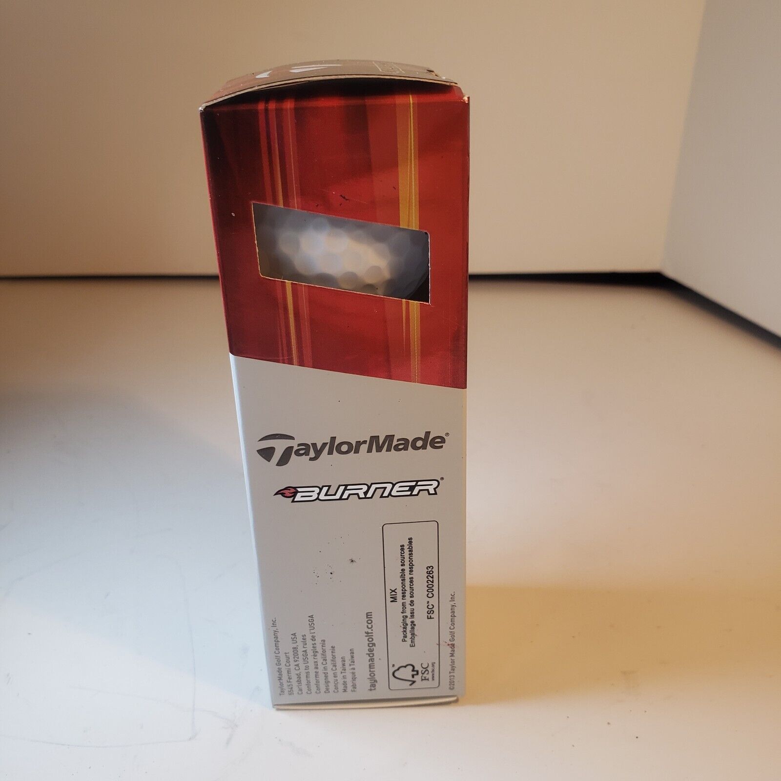 TaylorMade Burner Golf Balls One Pack 3 Balls Fast, Long ad Soft 2013 NIB