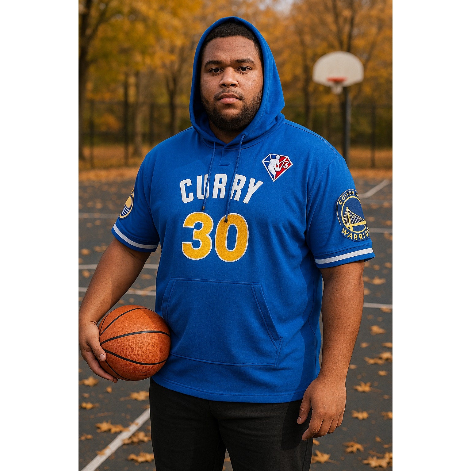 Stephen Curry #30 Golden State Warriors Pro Standard Hoodie 2XL NBA Short Sleeve