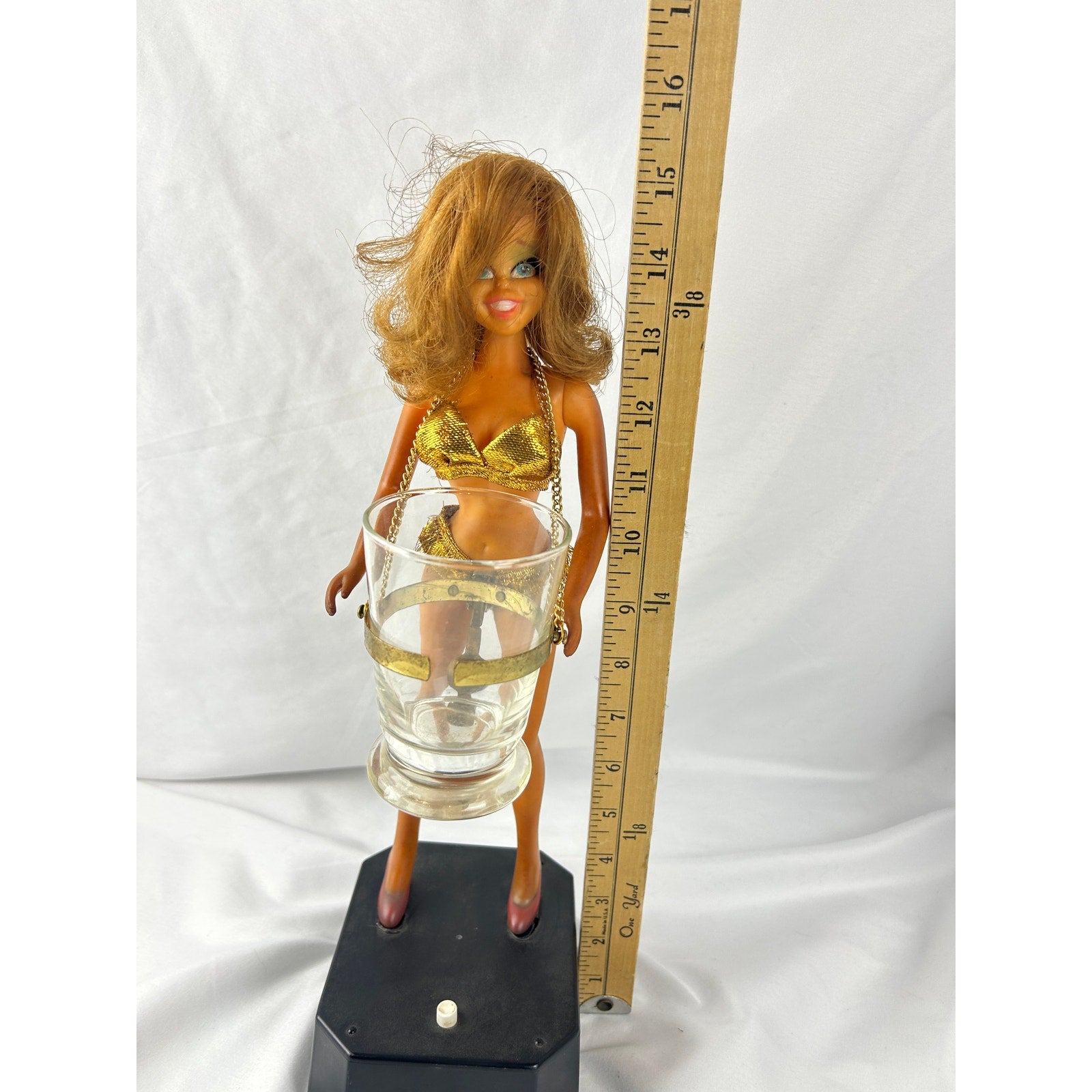 Cinderella Go Go Dancer Ice Bucket Bar Display 1969 Ponytail Japan Works