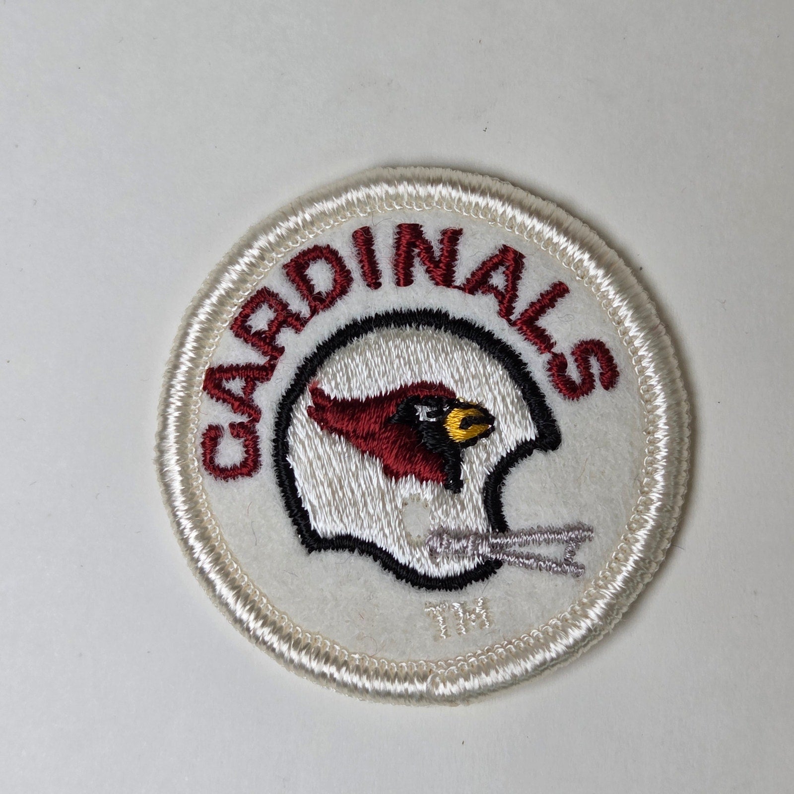 St. Louis Cardinals NFL Vintage Helmet Patch 1970s Football Sew-On