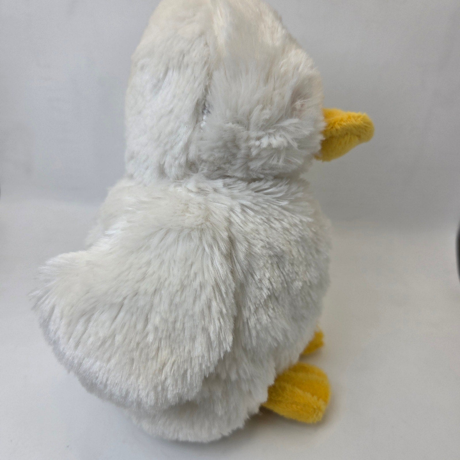Ganz Plush Duck HM148 White Yellow Stuffed Animal Soft Toy 8 Inch