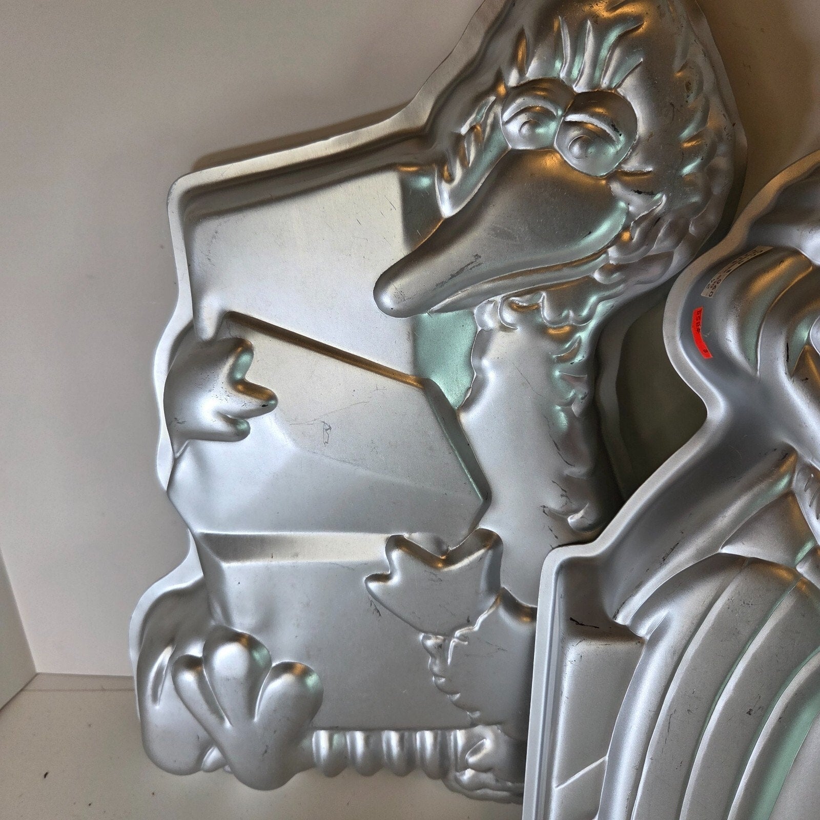 Vintage Lot of 5 Wilton Cake Pans Cookie Monster Ernie Big Bird Donald Duck Doll