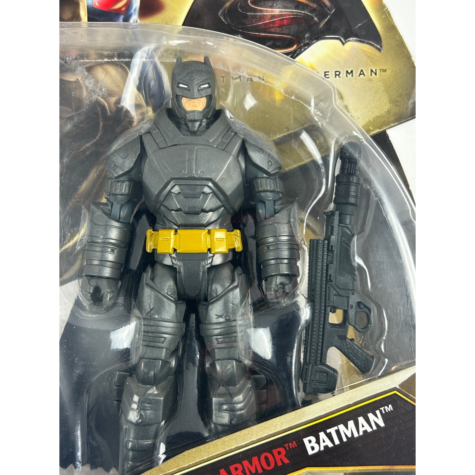 2015 Mattel BvS Battle Armor Batman DJC32 – New Other, Blister Lift