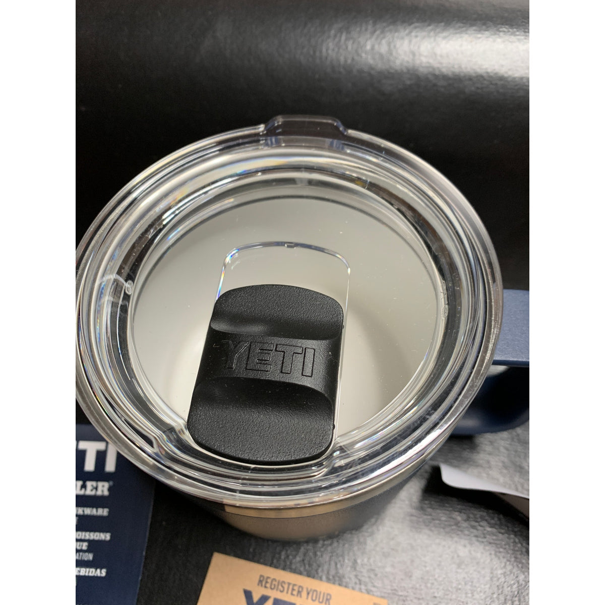 YETI Rambler 14 oz Ceramic Mug Navy ULINE Logo MagSlider Lid New