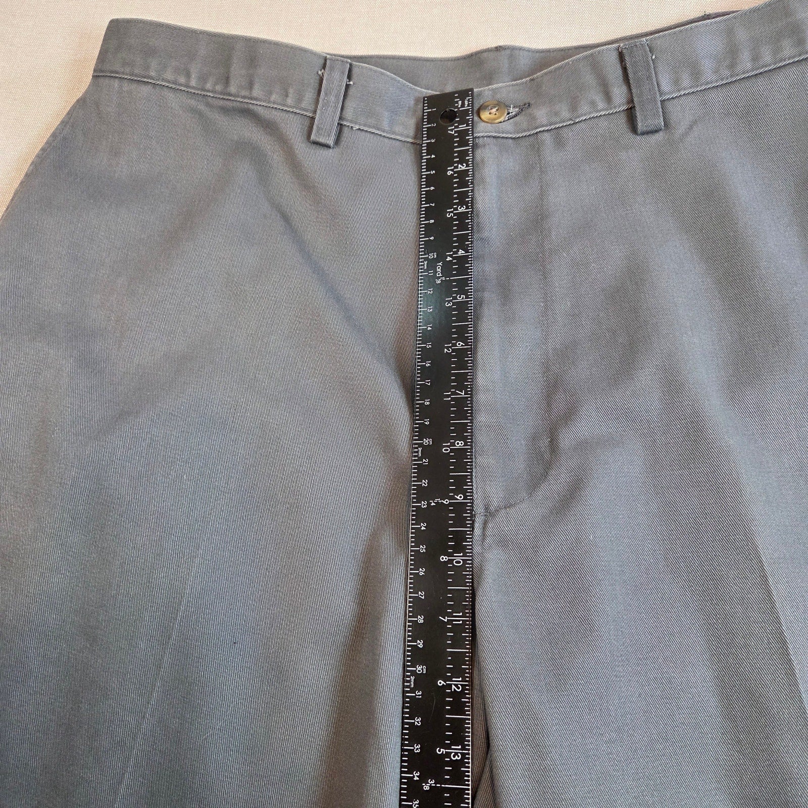 Vintage Haggar Generations Pleated 100% Cotton Slacks Men’s 38x30 Gray Mexico