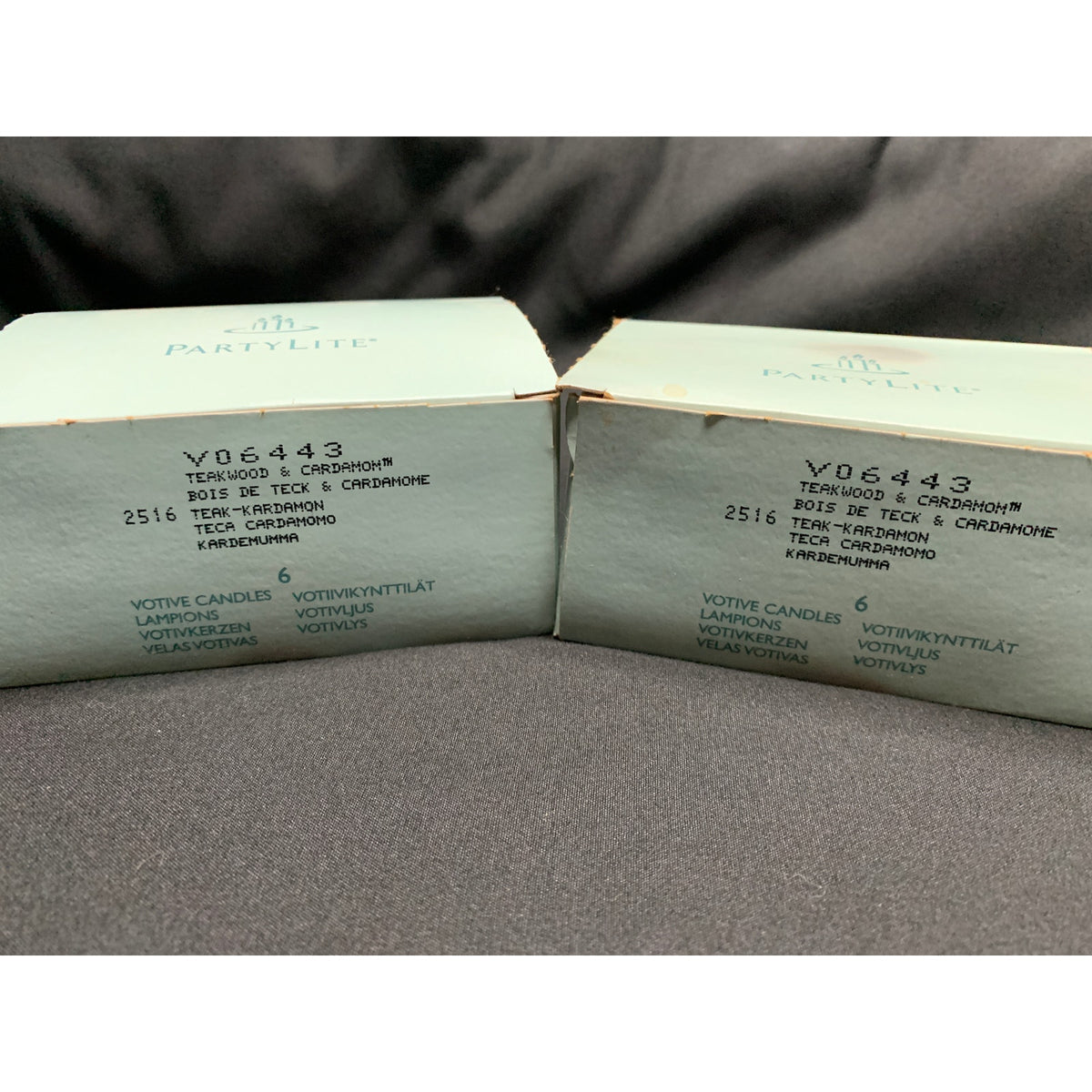PartyLite Teakwood & Cardamom Votive Candles V06443 Lot of 11 Retired Scent