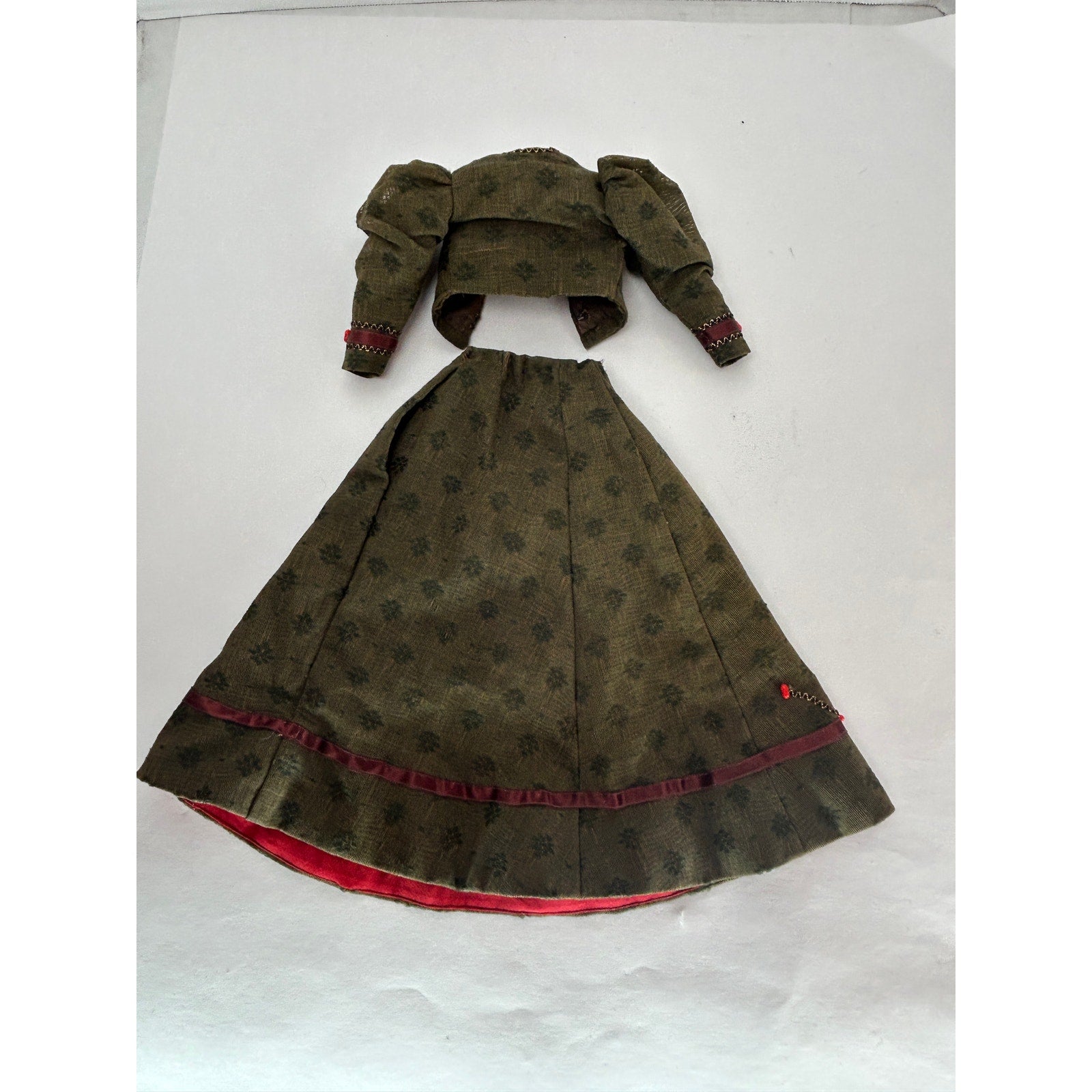 German 18 inch blonde China head doll 1890 turned head provenance attached