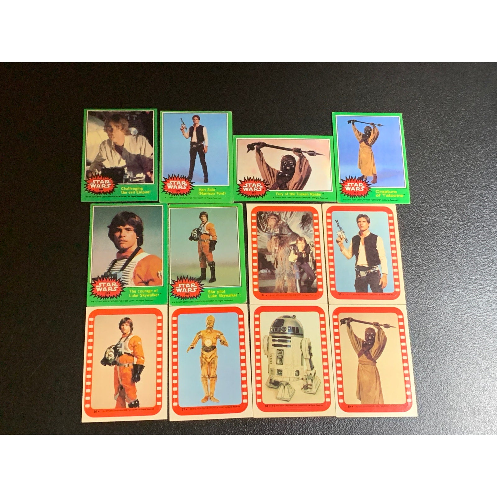 Star Wars 1978 Series 4 (B) Complete Card & Sticker Set Very Good Condition