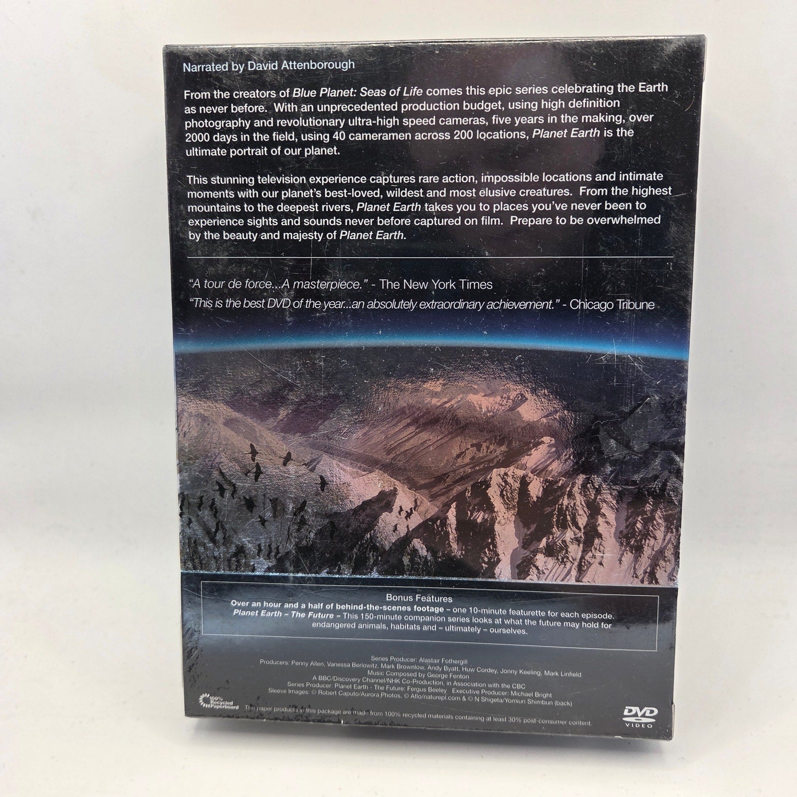 BBC Planet Earth Complete Series 5 Disc DVD Set David Attenborough Sealed