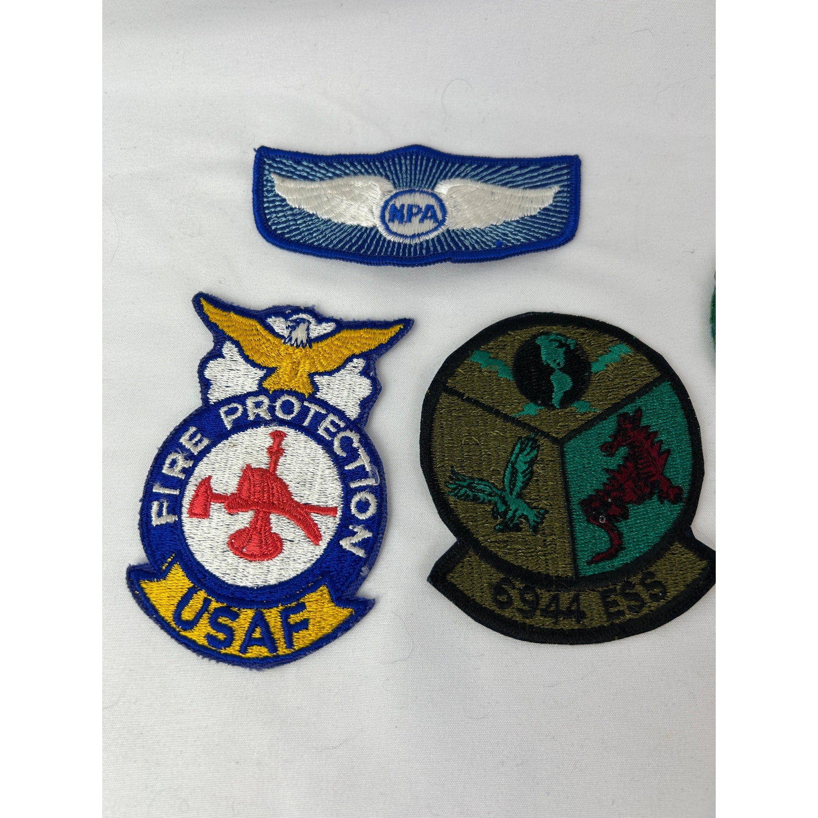 Vintage US Air Force Patch Lot Mixed Units USAF CAP 10 pcs