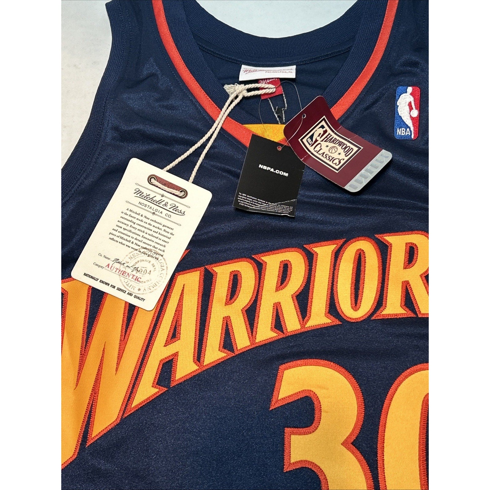 Stephen Curry #30 Warriors 2009-10 Mitchell & Ness Authentic Jersey 2XL