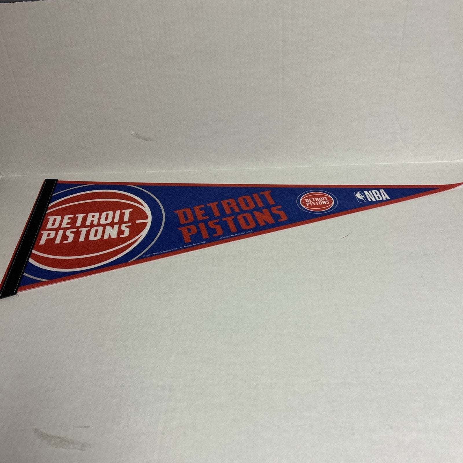 New Detroit Pistons NBA 12" X 30" Wincraft Felt Pennant