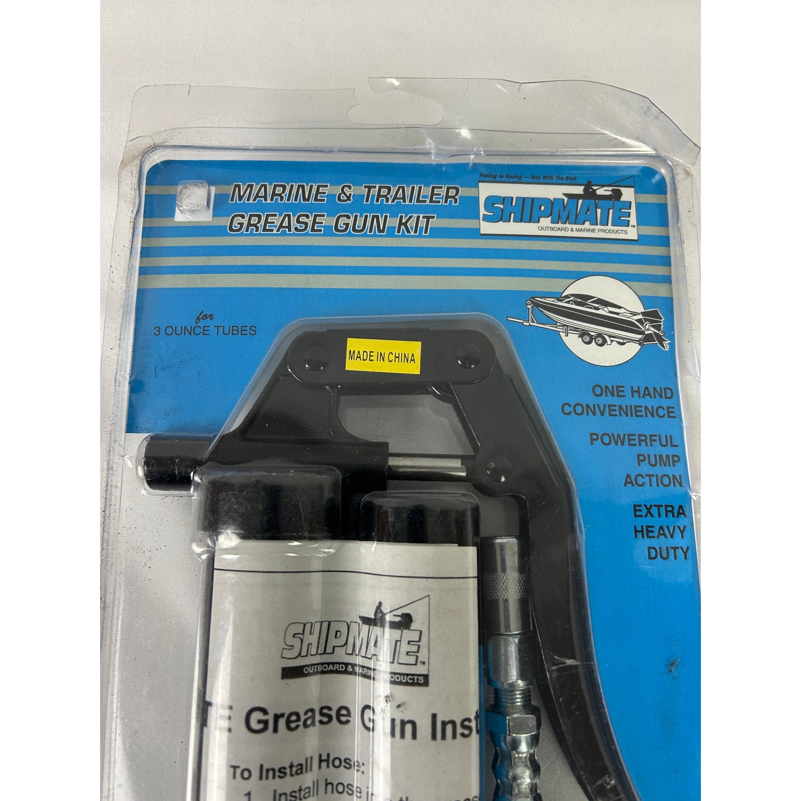 Shipmate Boat Trailer Grease Gun Kit High Speed Wheel Bearing Tool