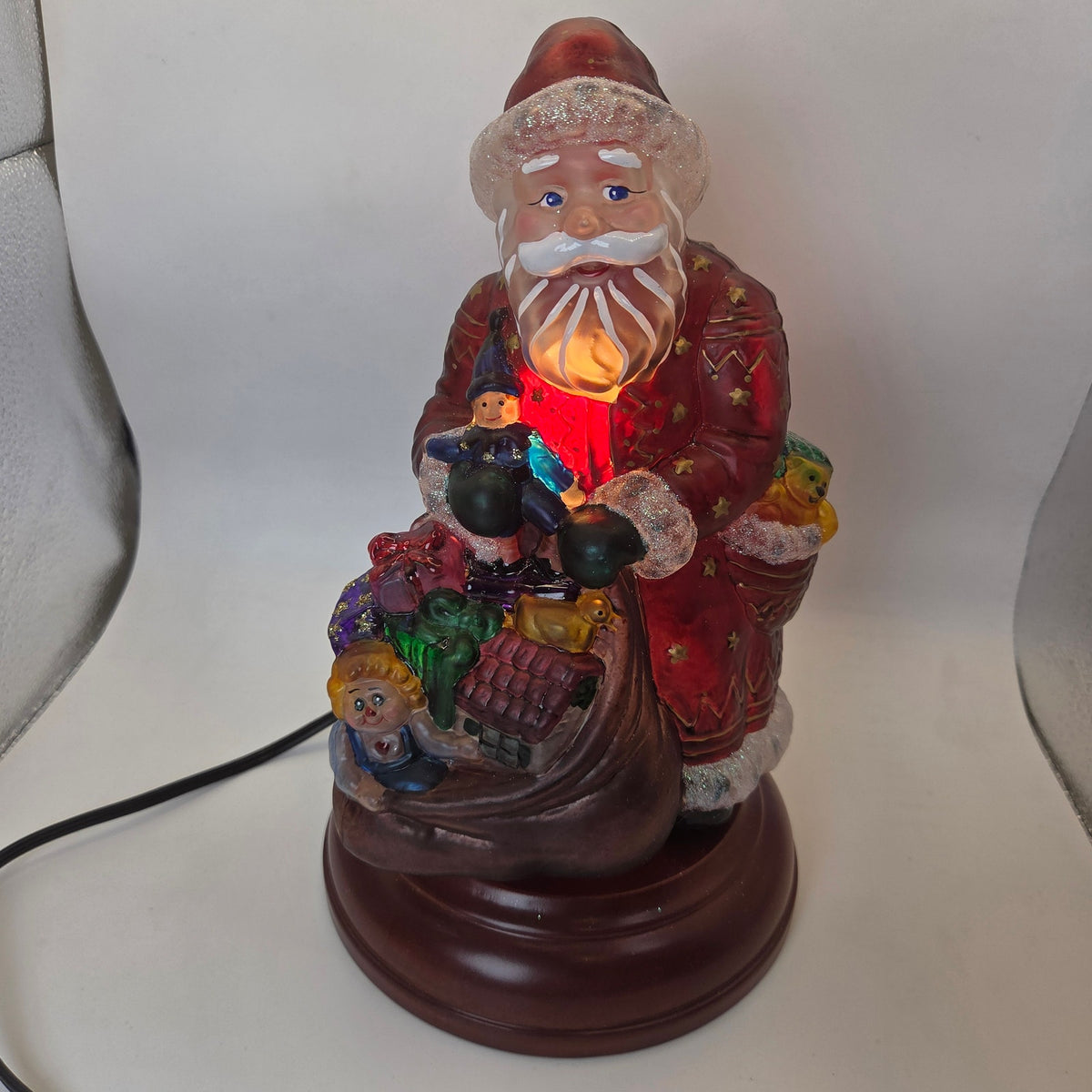 Merck Old World Christmas Legendary Father Christmas Light 2000 Boxed 10"