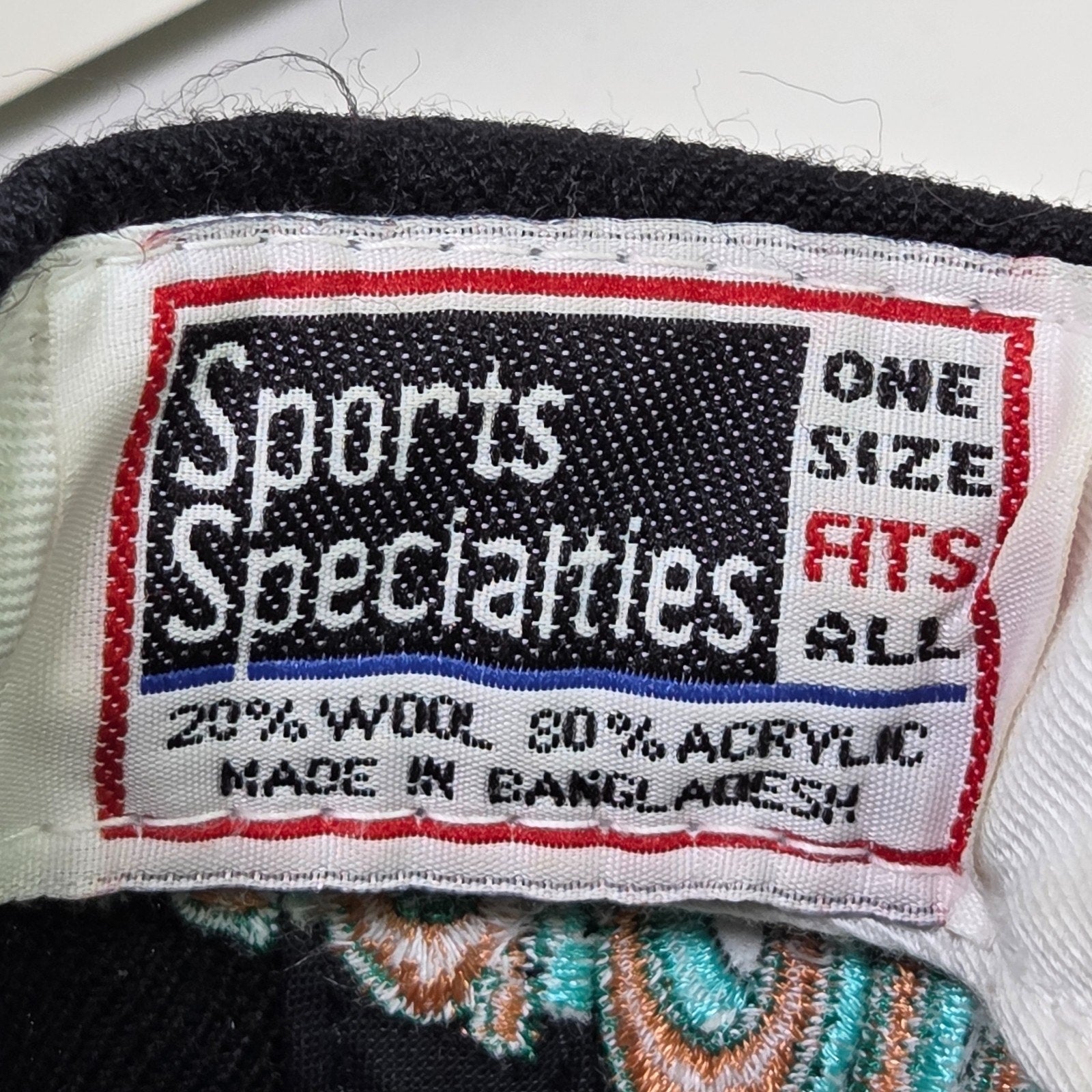 Vintage 1994 Vancouver Grizzlies Sports Specialties Snapback Hat NBA