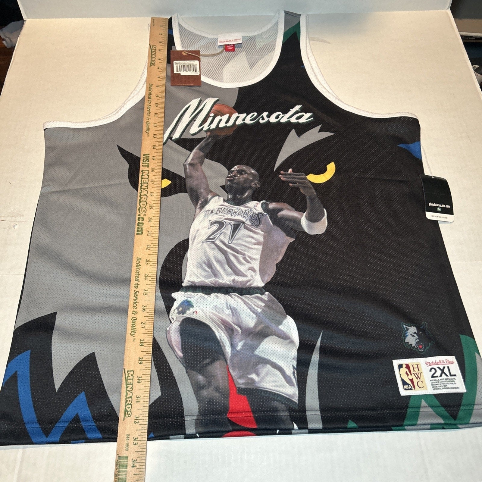 Kevin Garnett Timberwolves Mitchell & Ness NBA Sublimated Player Tank Size 2XL