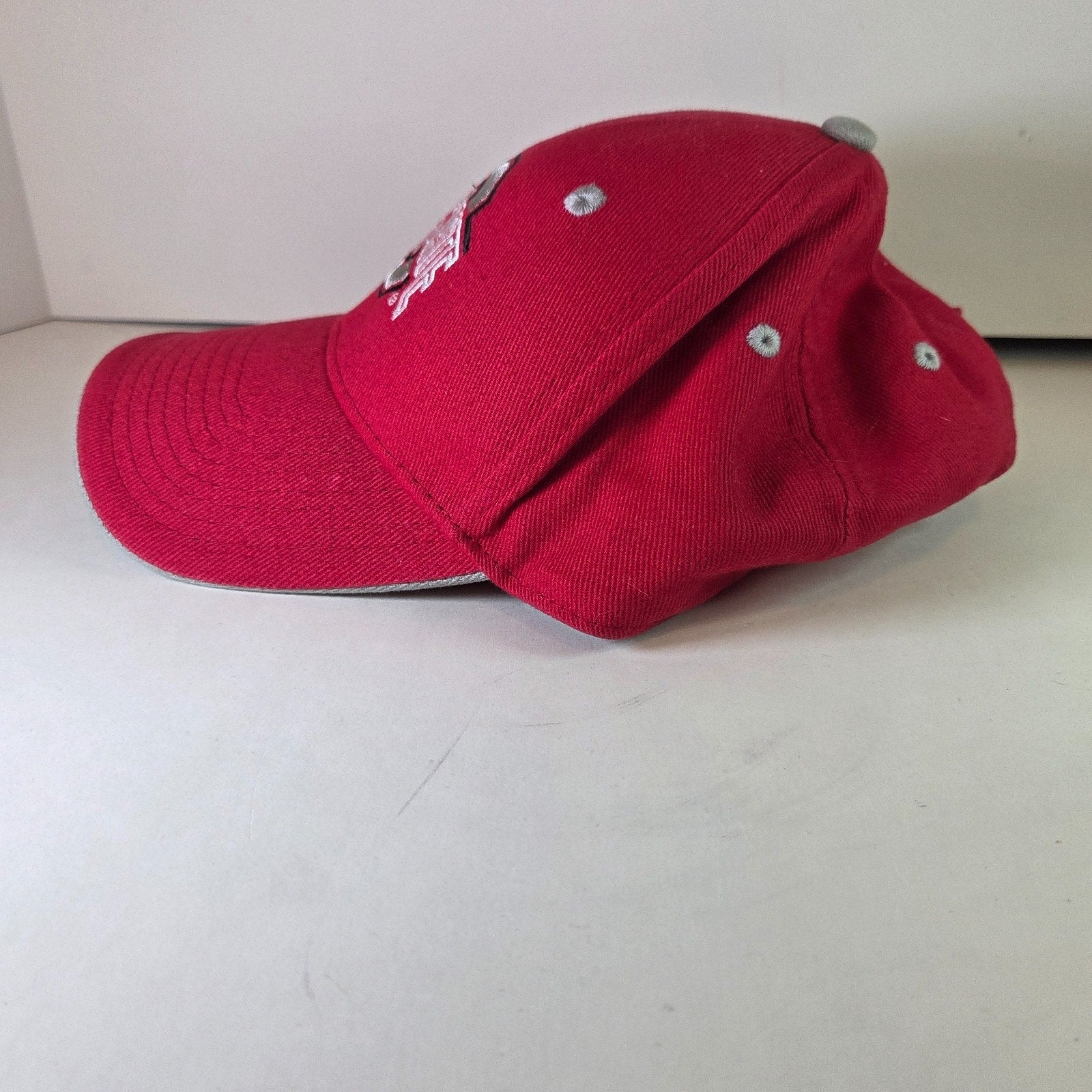 Ohio State Buckeyes Scarlet Hat Cap One Size Collegiate Licensed Adjustable