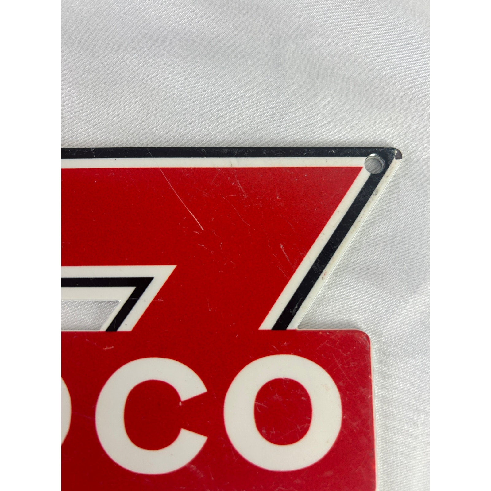 Retro Conoco Pin Up Girl Advertising Wall Sign Plastic Gas Oil Decor