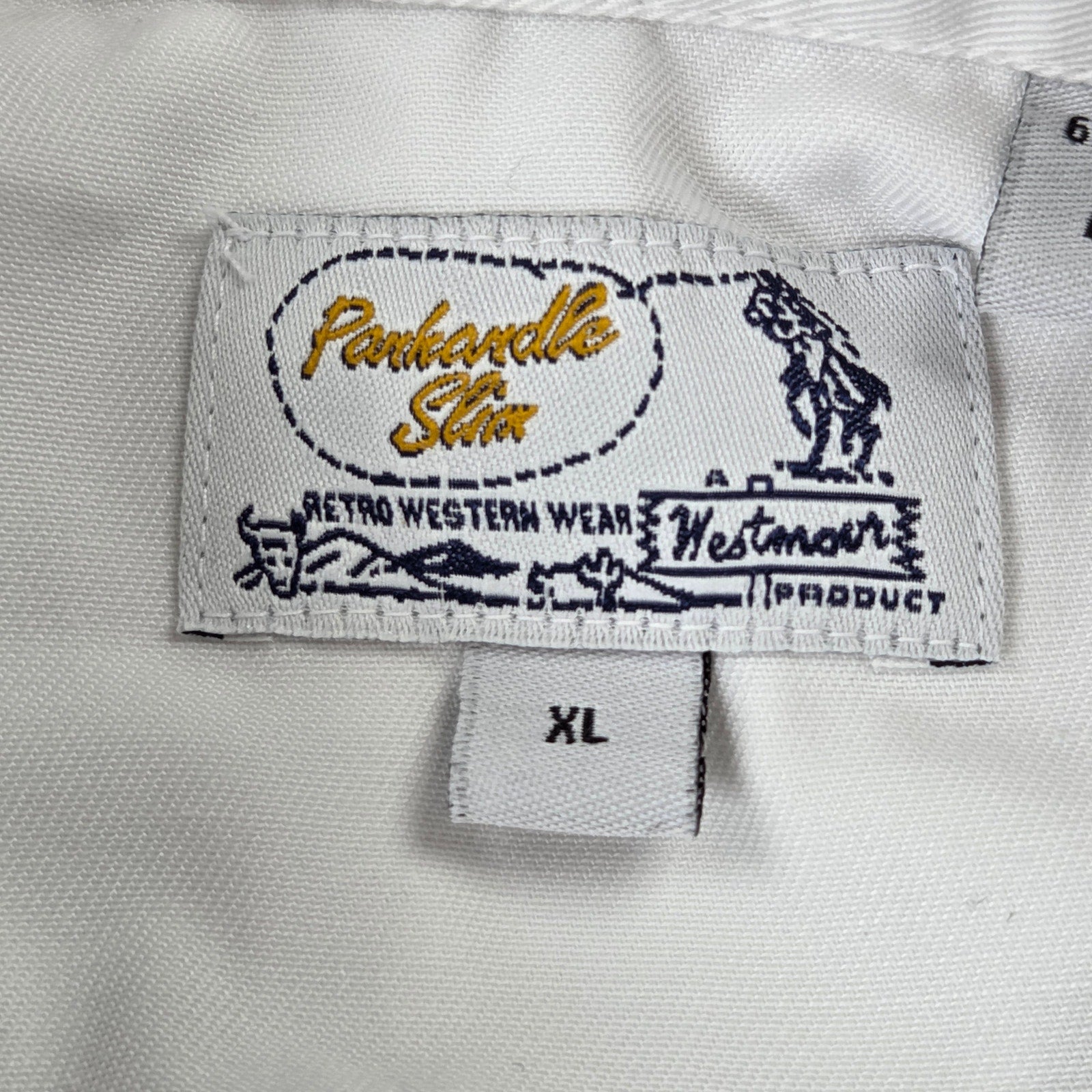 Panhandle Slim Women's XL Retro Western Embroidered Snap Shirt Style Cowgirl