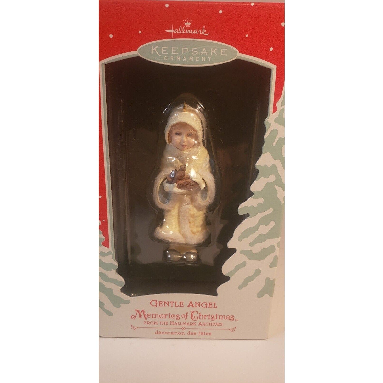 Hallmark Keepsake Ornament Memories of Christmas lot of 2 - Gentle/Joyous Angels