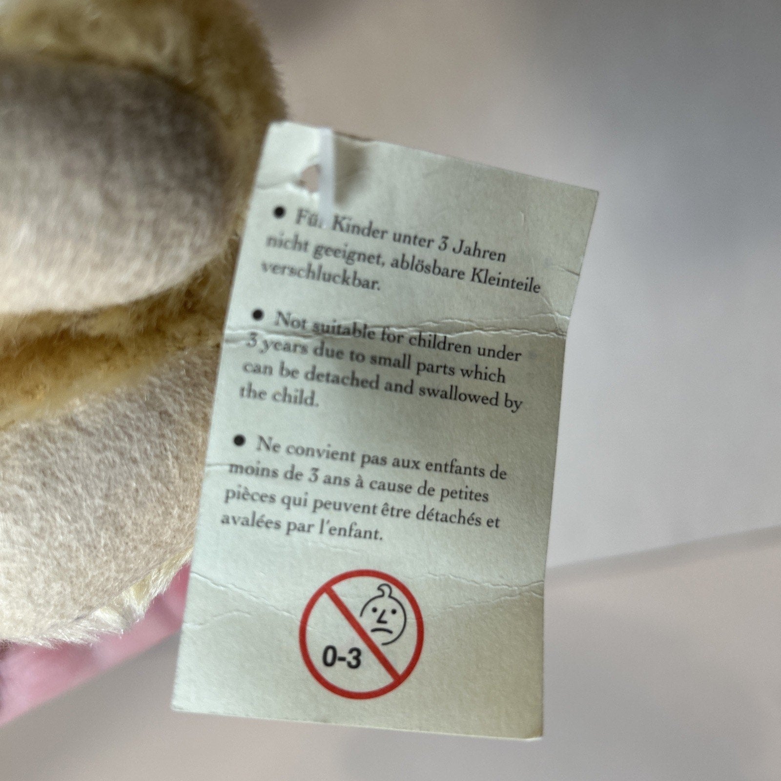 Steiff Zodiac Aries Bear Leontine 30.03.1991 9" Ltd Edition w/ Shirt & Tags